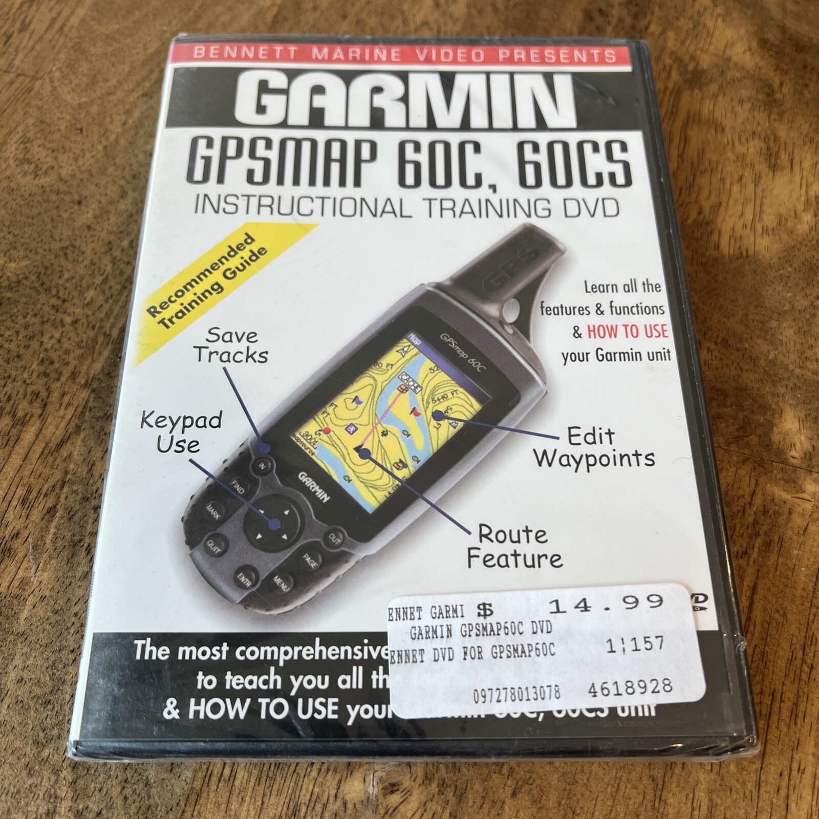 Garmin GPSMAP 60C, 60CS Training DVD – NEW / SEALED – FREE SAME DAY SHIPPING
