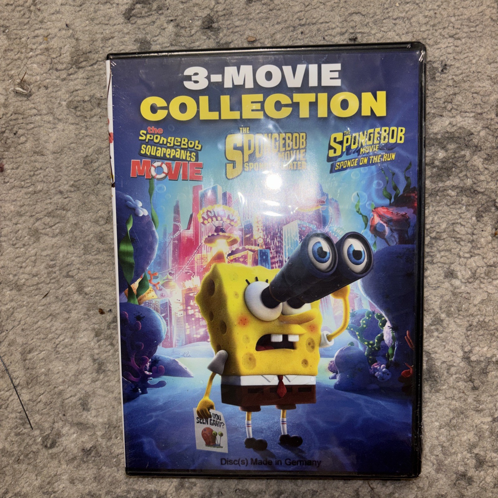 Spongebob 3-Film Complete Collection (DVD, 3-Movie) RARE HTF BRAND NEW SEALED