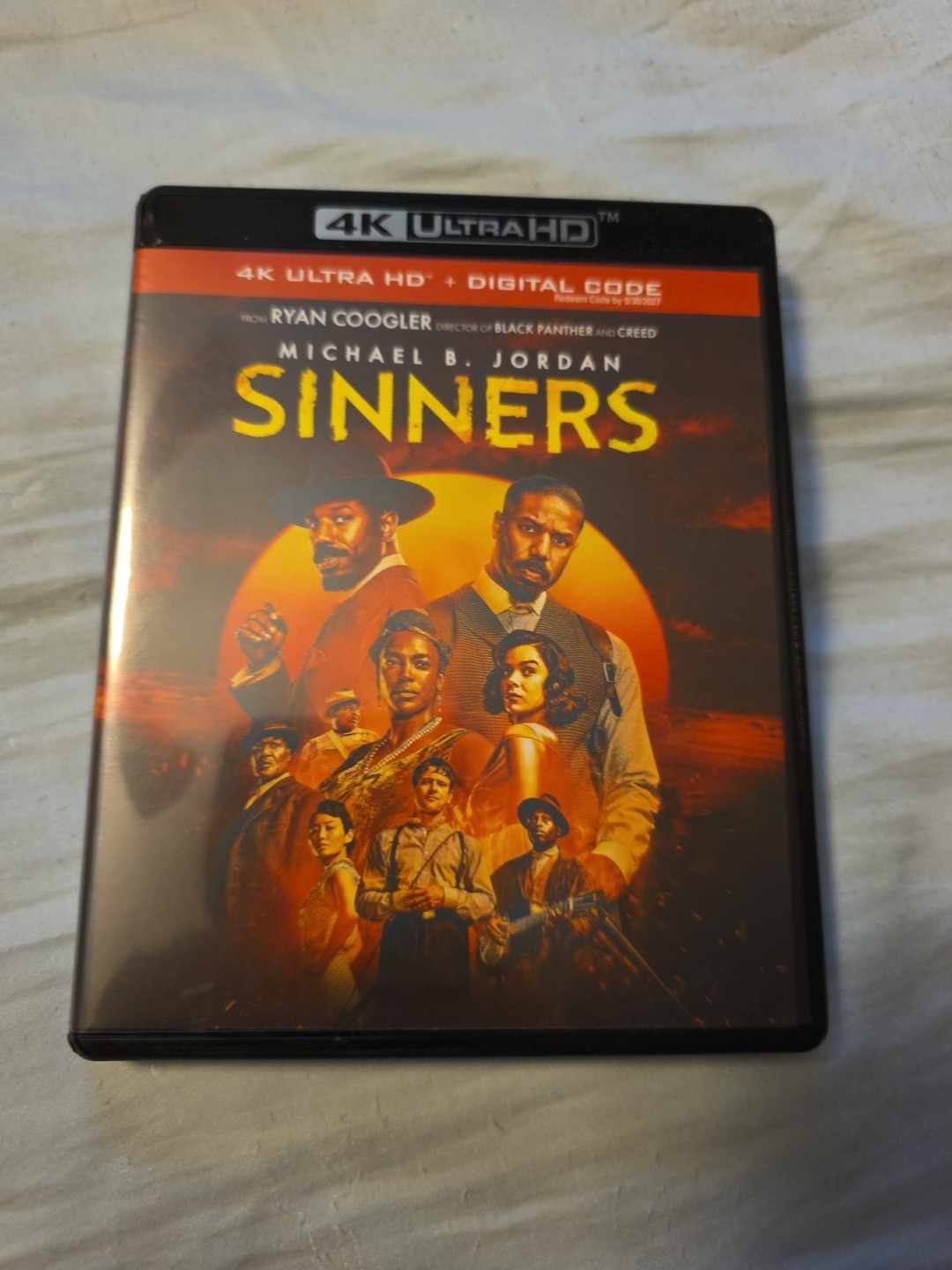 Sinners (4K UHD + Digital Code, 2025, Warner Bros) Vampire Horror, Brand New!