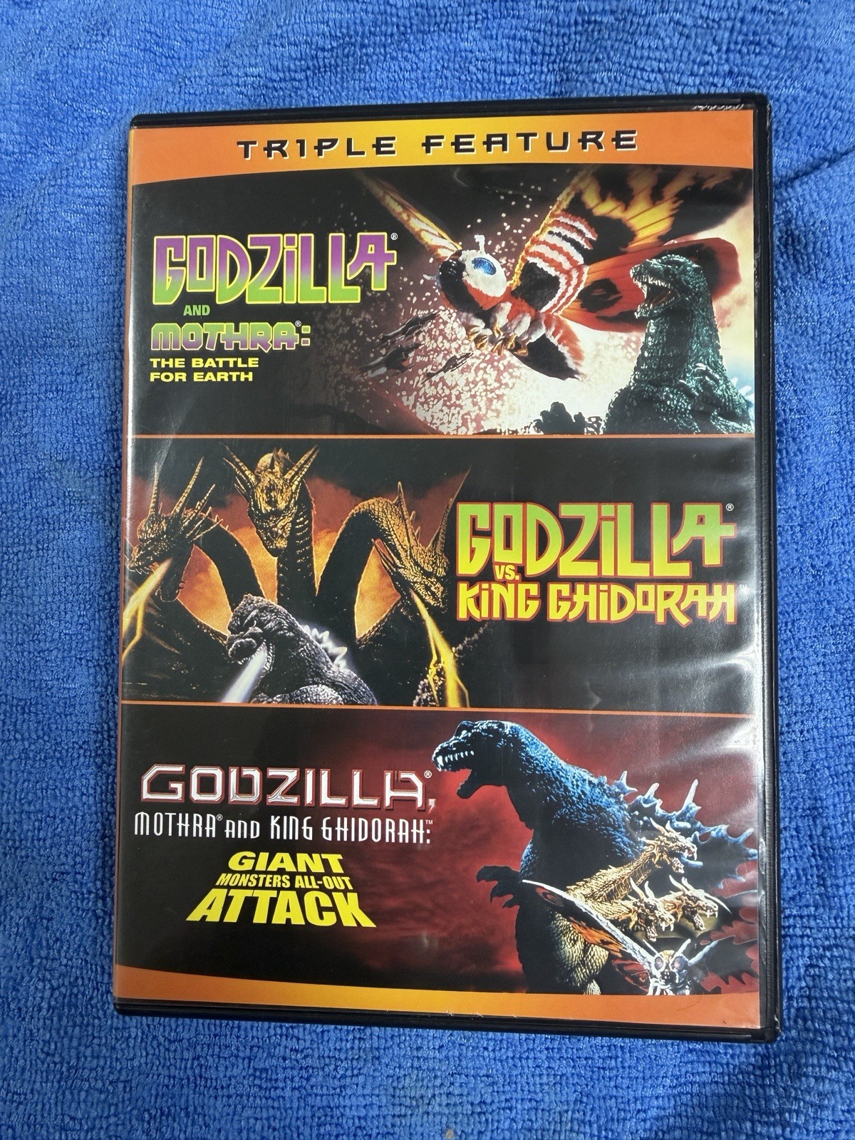 Godzilla Triple Feature DVD Mothra & King Ghidorah (2014, 2-Disc Set)