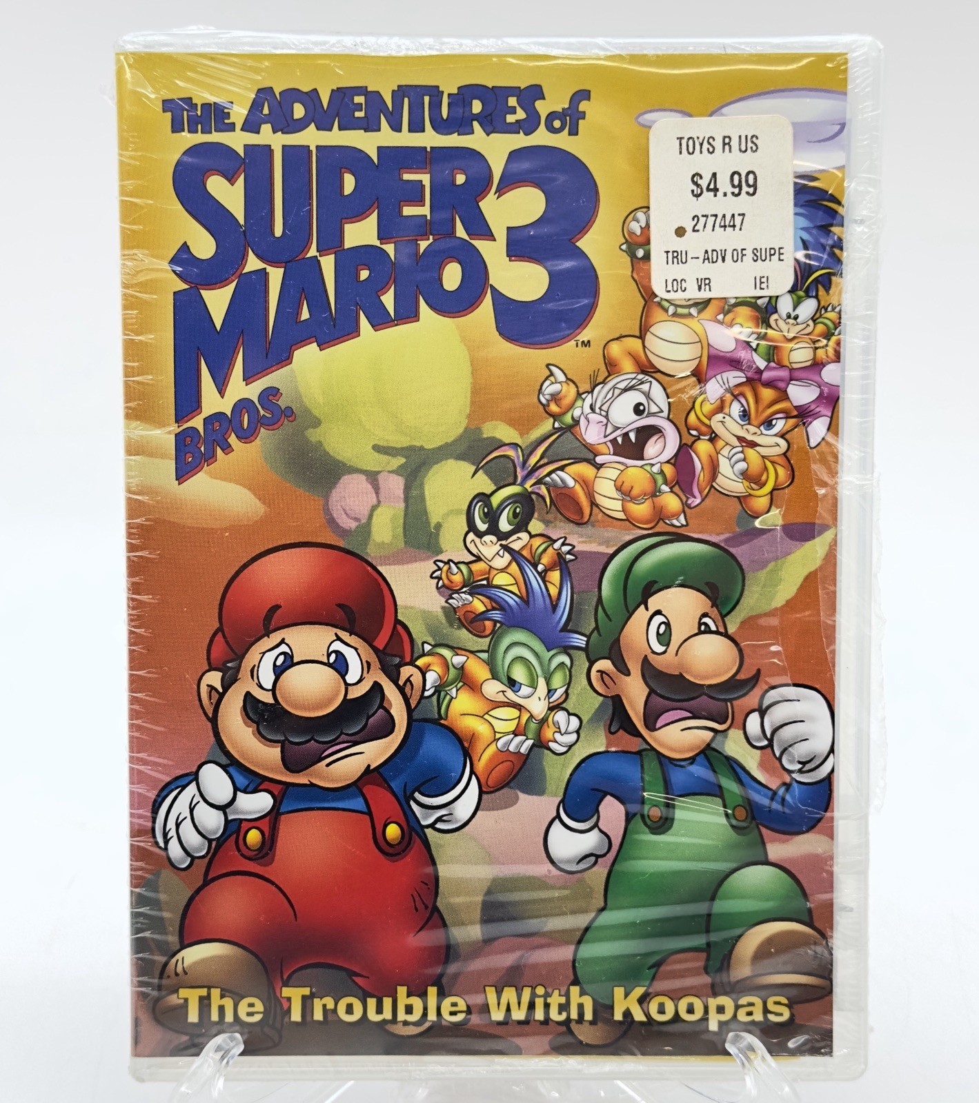 The Adventures of Super Mario Bros 3 The Trouble with Koopas DVD Toys R Us NEW