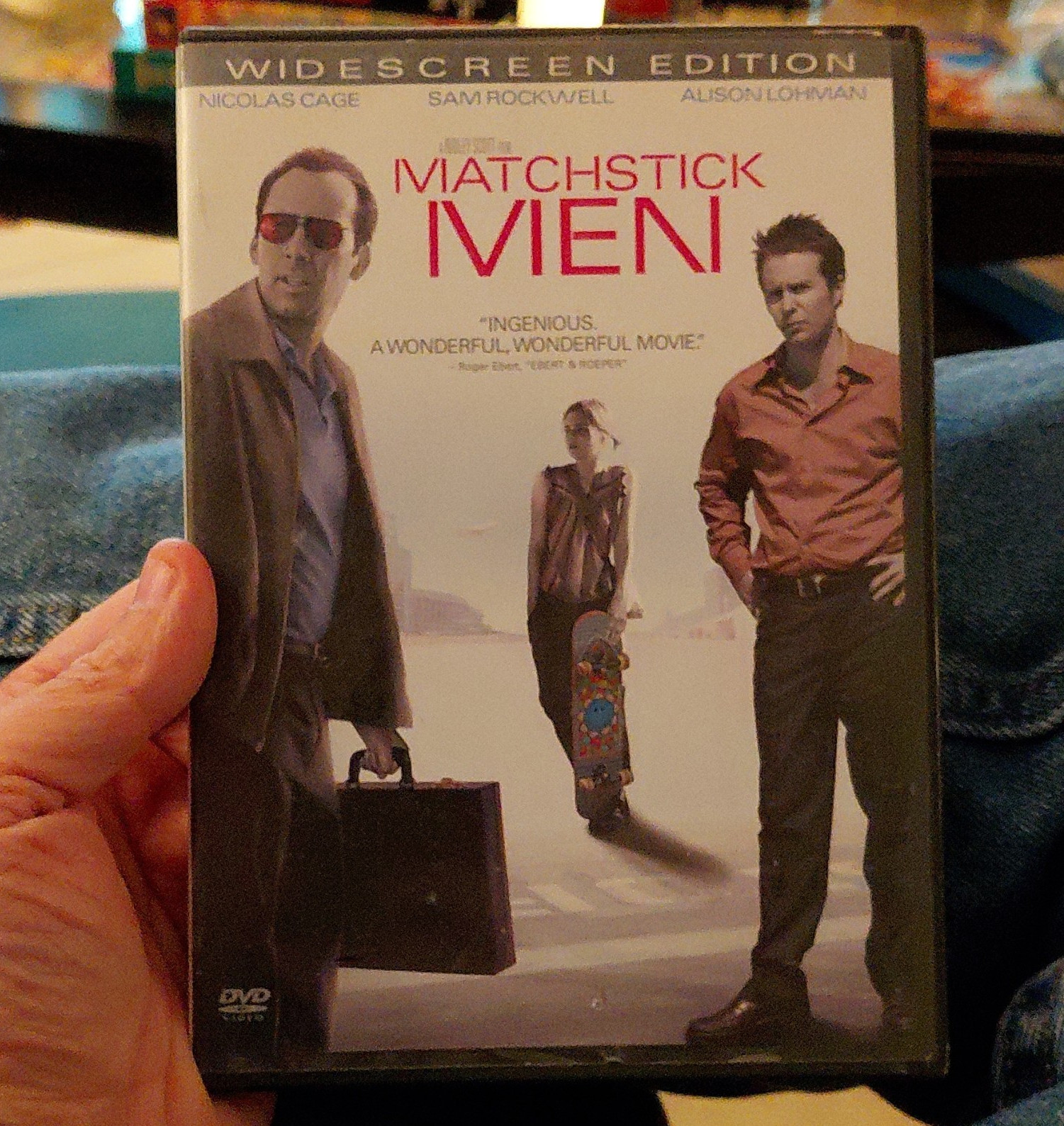 Warner Matchstick Men DVD 2003 Widescreen Commentary PG-13 R1 116 Min