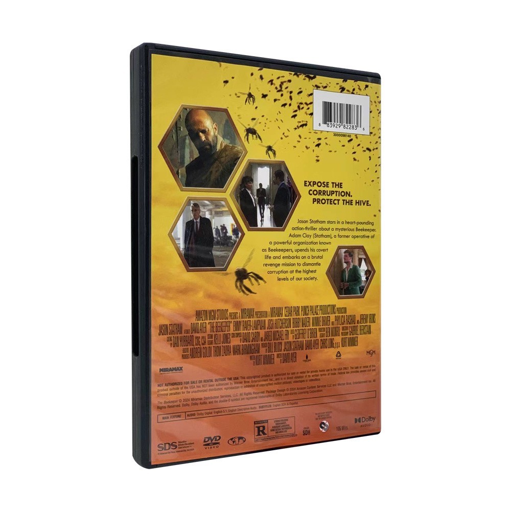 The Beekeeper (DVD,2024) Jason Statham R1 Brand New Sealed