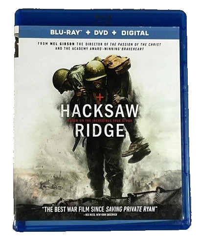 Hacksaw Ridge (Blu-ray, DVD, 2016) NEW Factory Sealed, Free Shipping