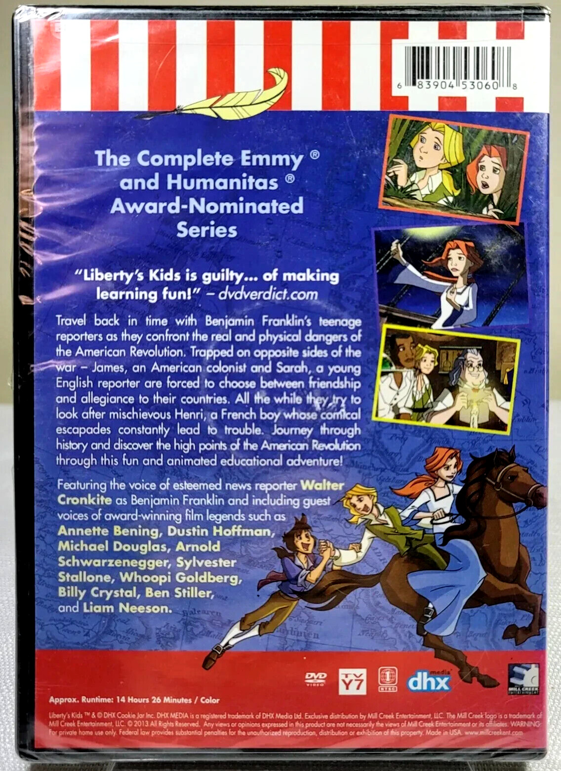 Liberty’s Kids: The Complete Series DVD (4 Disc Set) 40 Episodes *NEW* FREE SHIP