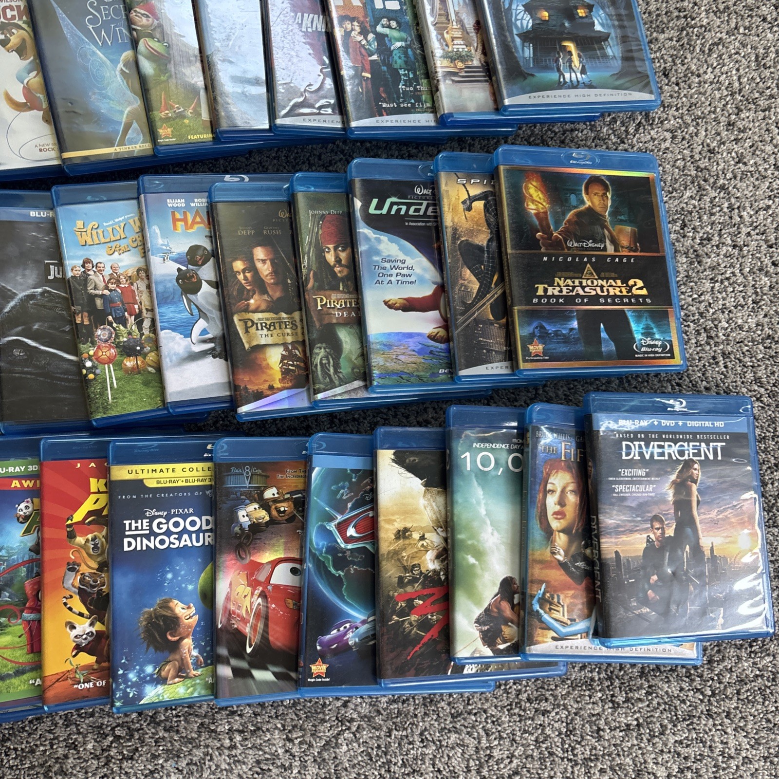 Lot of 130 Assorted Movies Blu-ray Action Comedy special edition, 3D, multi disc