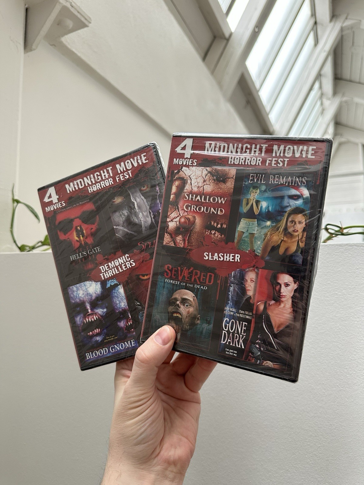 Midnight Movie Horror Fest DVD Lot (2) NEW Sealed (2012) 8 Films Screen Media