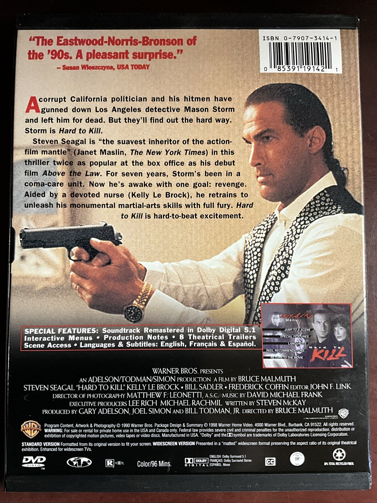 Hard to Kill DVD