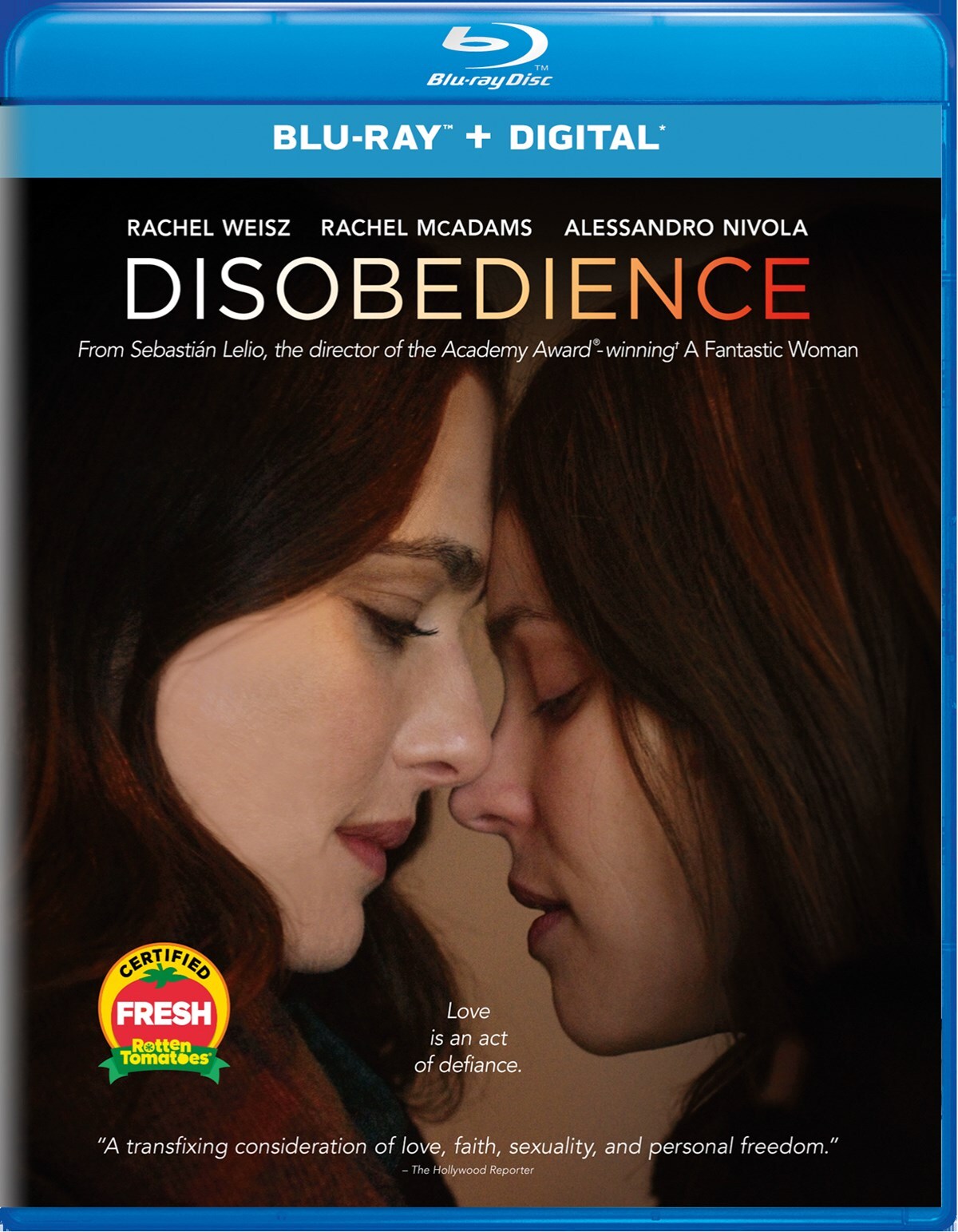 Disobedience Blu-ray Rachel Weisz NEW