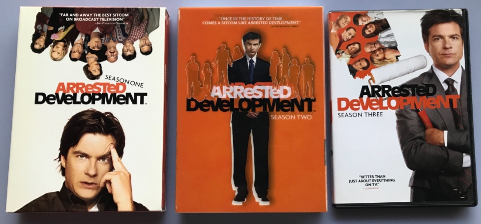 Arrested Development – DVD Season 1-3 One Two Three – Jason, Justine Bateman