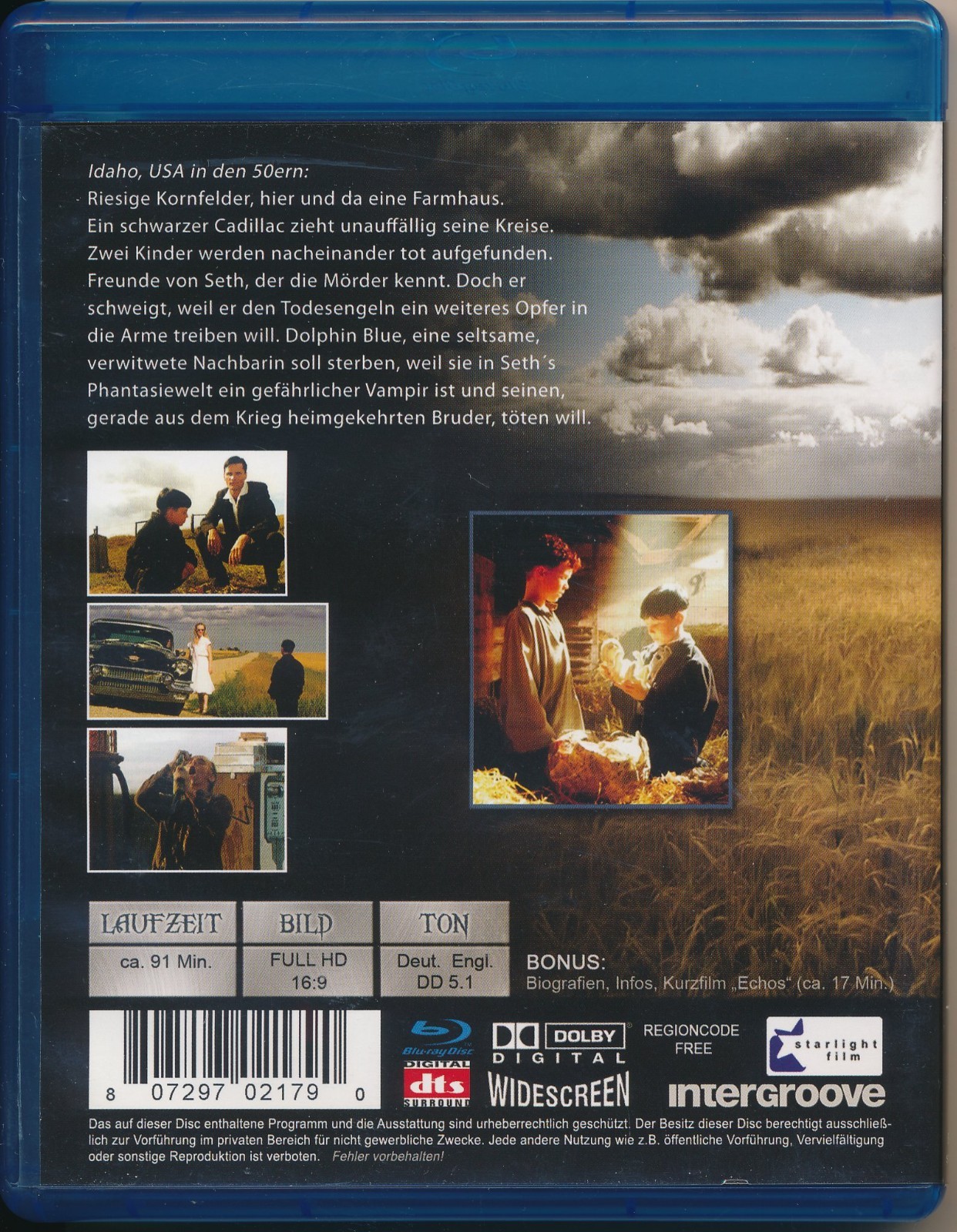 Reflecting Skin Region Free 16:9 Full HD Blu-ray English or German Audio Nice!