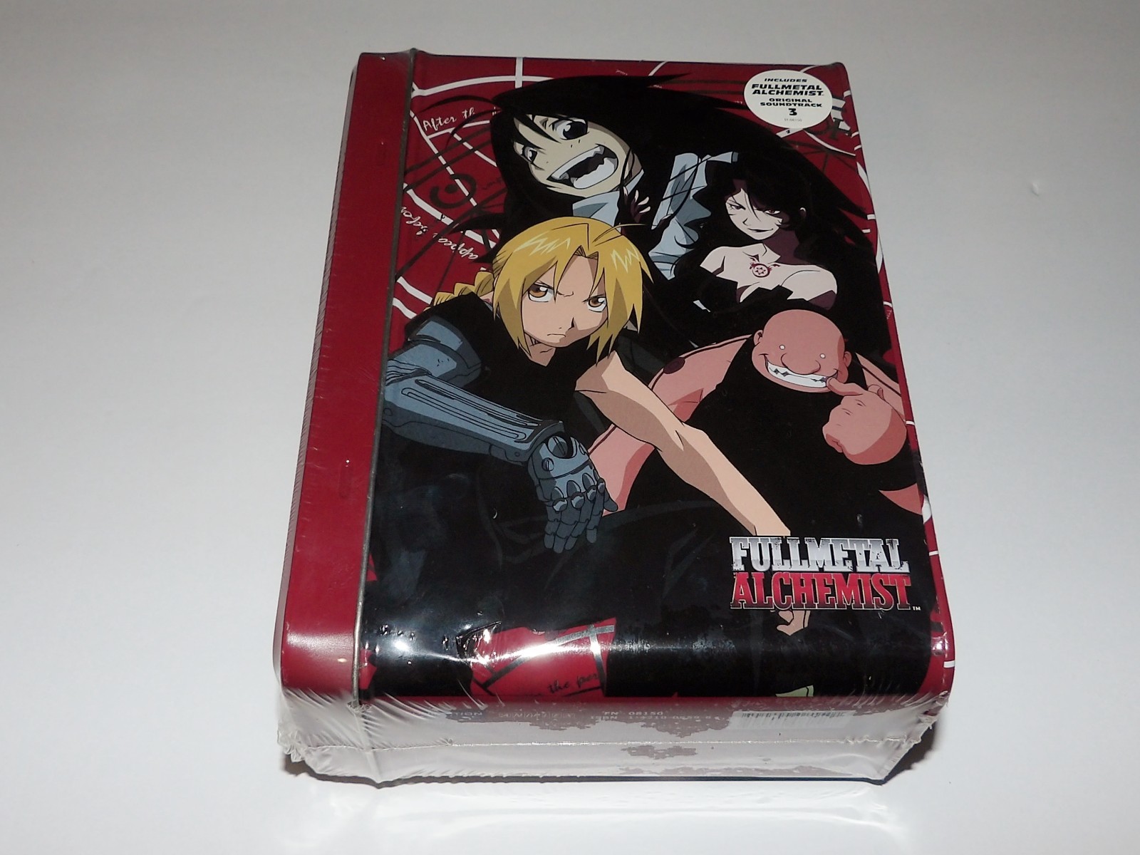 BRAND NEW FACTORY SEALED ANIME DVD – FULLMETAL ALCHEMIST RED TIN – DVD BOXSET