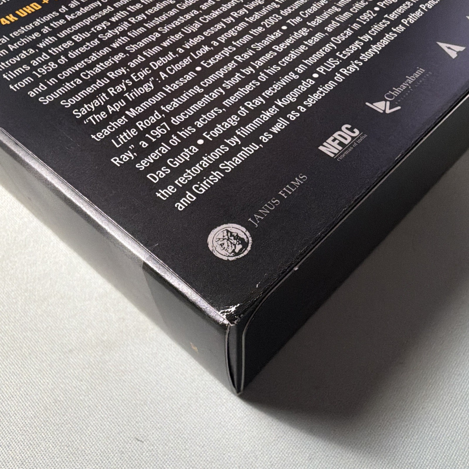 Criterion Collection The Apu Trilogy 4K UHD + Blu-ray Box Set Ray Bengali