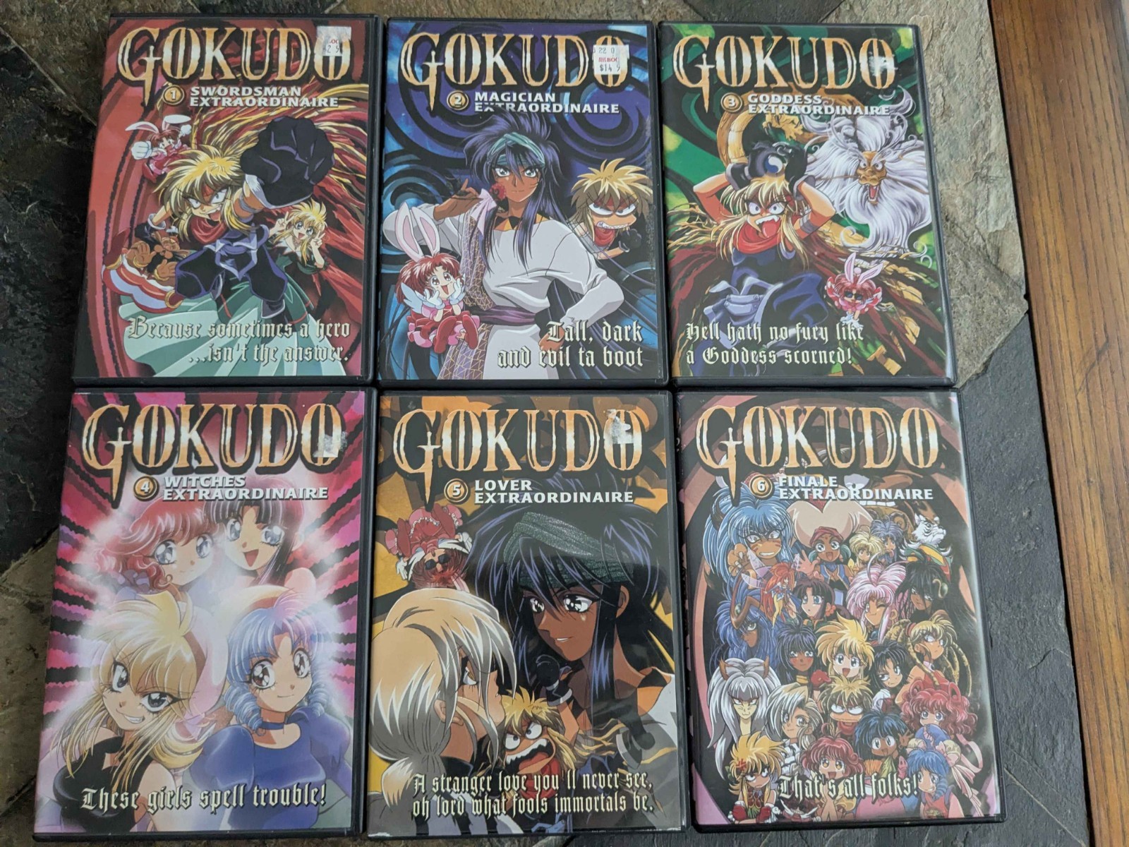 Official Release Gokudo Complete Anime Series Dvd Volumes 1 2 3 4 5 6 Excellent