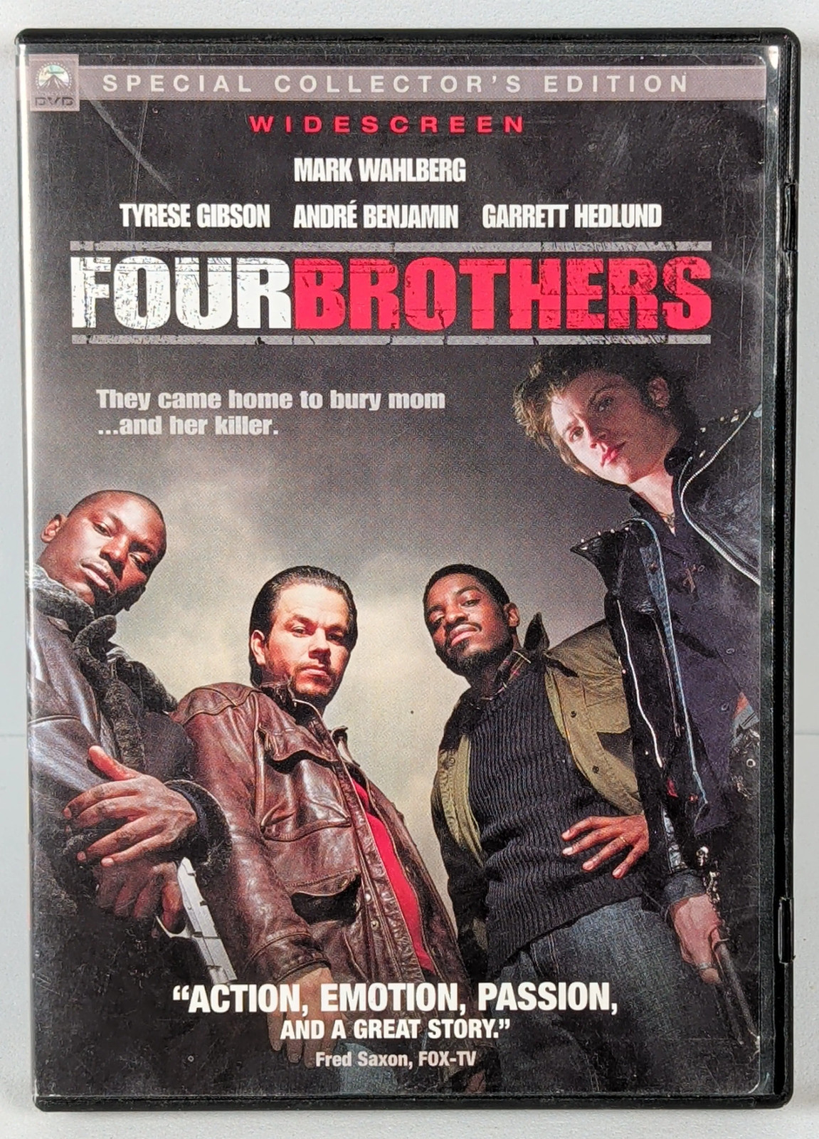 Four Brothers (2005) Special Collector’s Edition DVD Mark Wahlberg Free Shipping