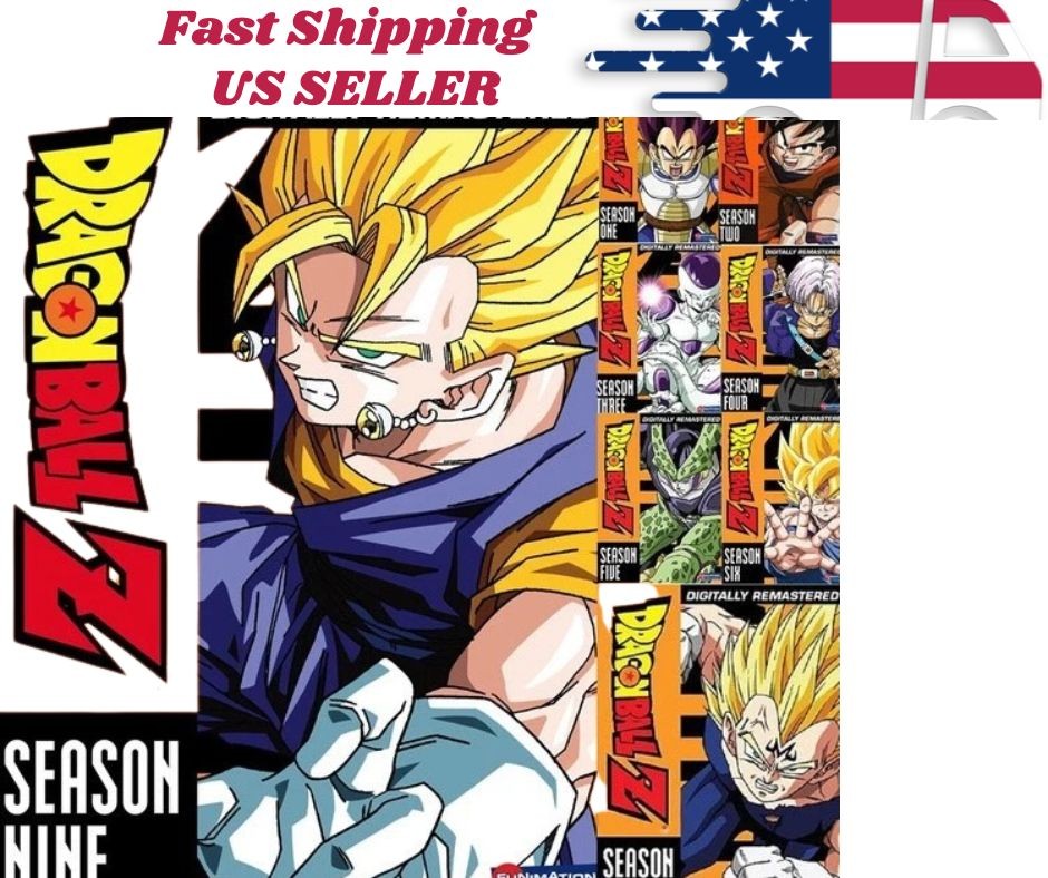 Dragon Ball Z Complete Series Seasons 1-9 DVD 54 Disc Uncut Anime Box Set