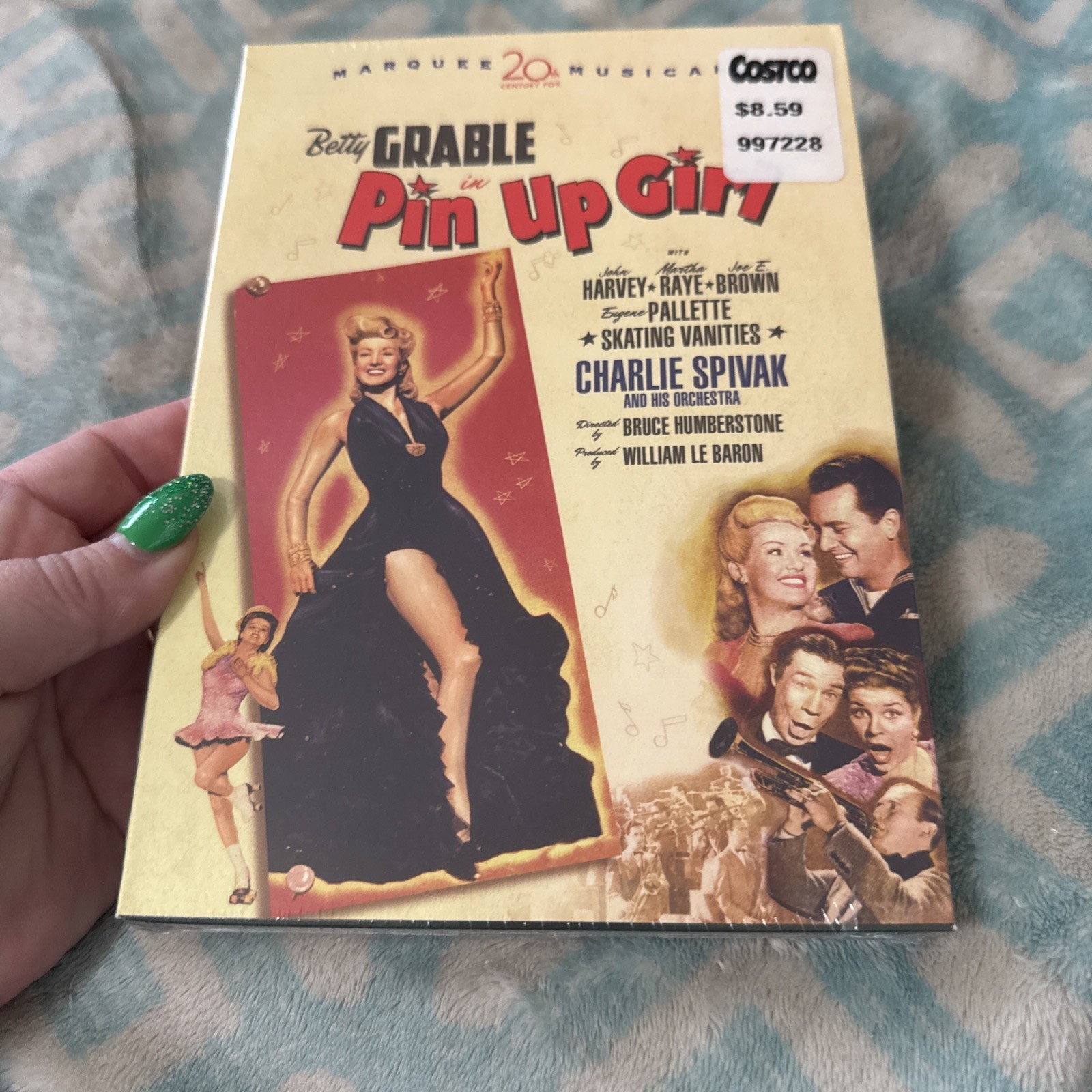 NEW** Pinup Girl (1944 Color) DVD W/Slipcover Musical Betty Grable Joe E Brown