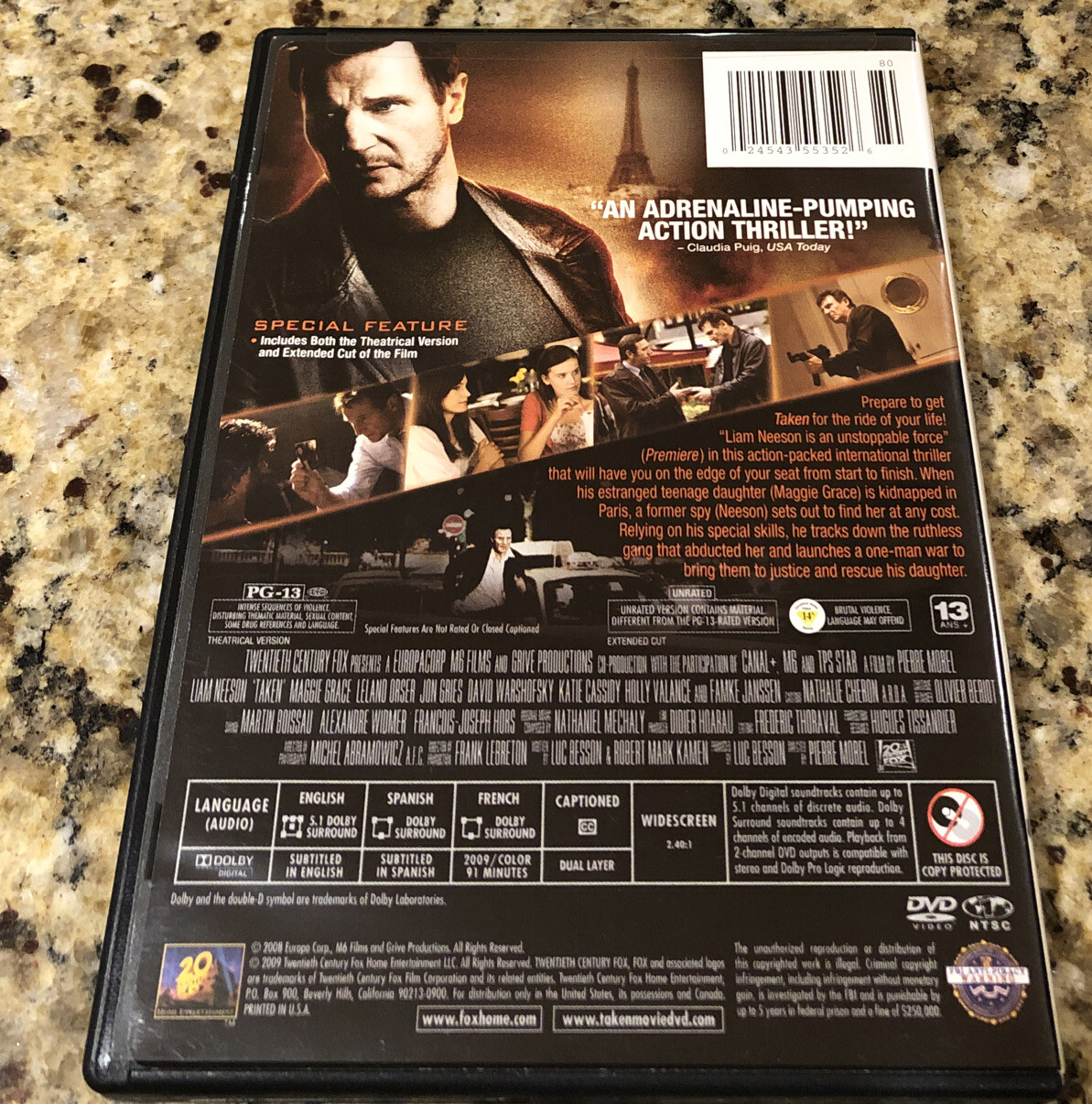 Taken (Single-Disc Extended Edition)