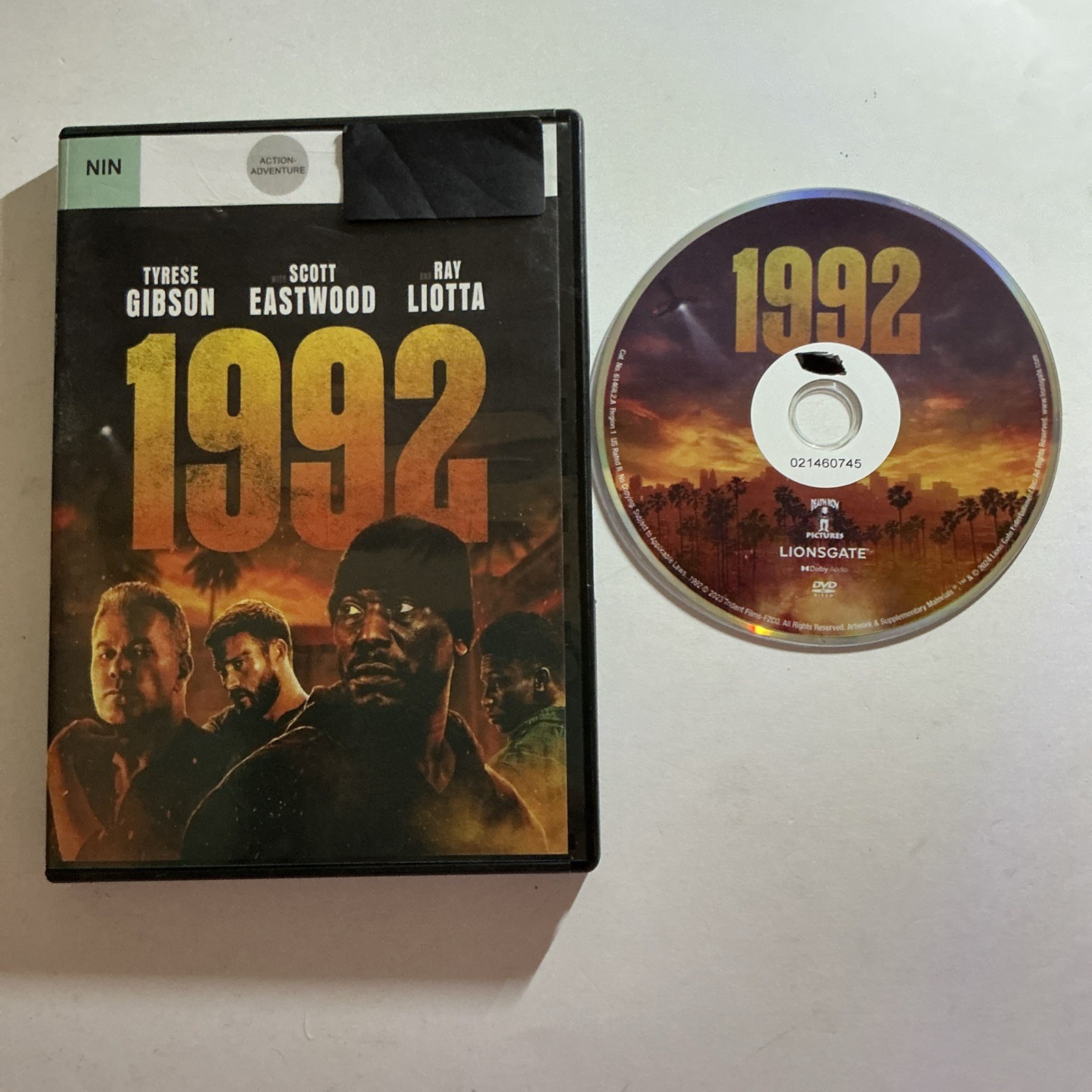 1992 DVD Tyrese Gibson Scott Eastwood Ray Liotta 2024