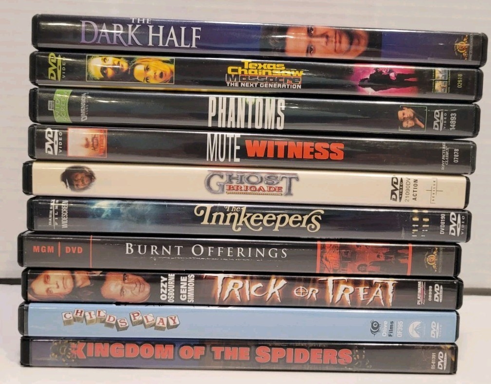 Lot of 10 Classic Horror DVD’s Various Titles VGC Tested