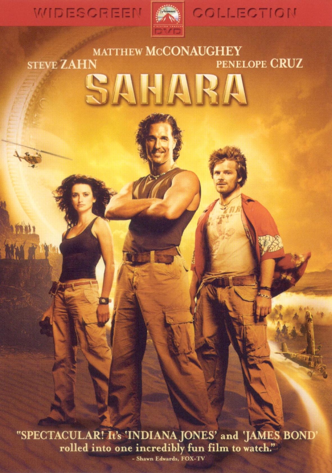 Sahara (DVD, 2005, Widescreen) NEW