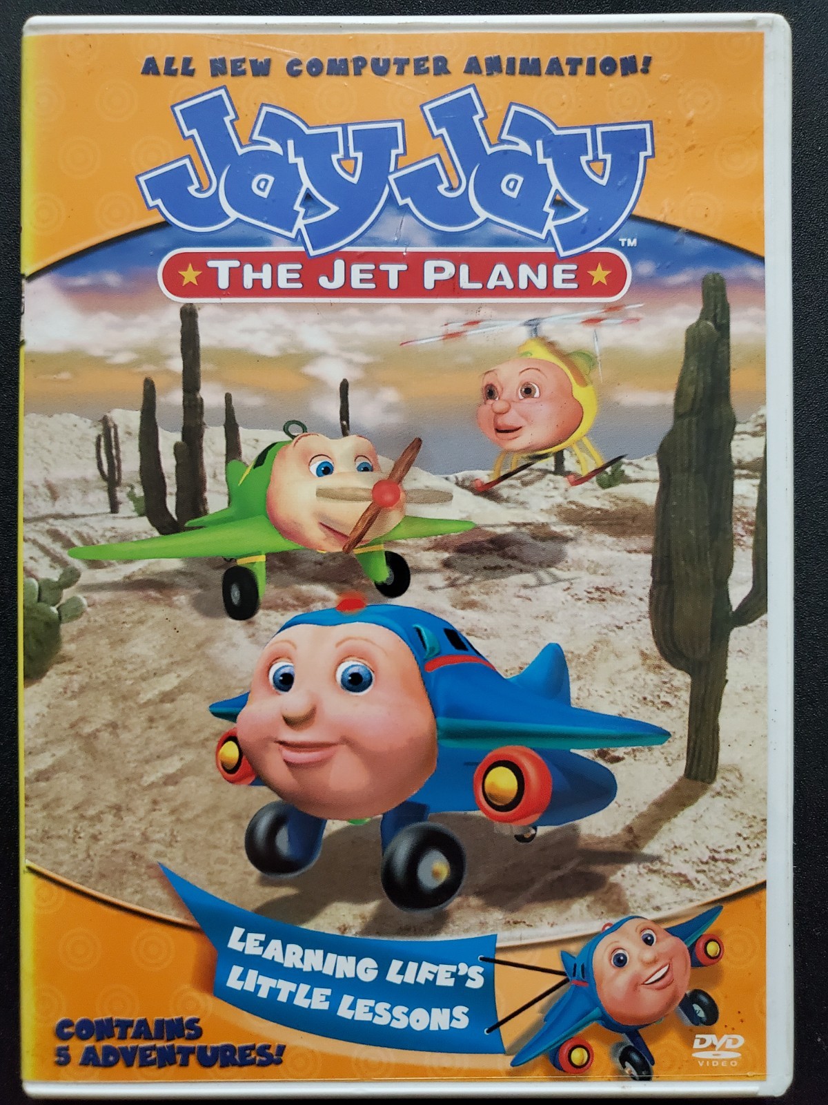 Jay Jay The Jet Plane: Learning Life’s Little Lessons w/ Insert (DVD, 2002) OOP