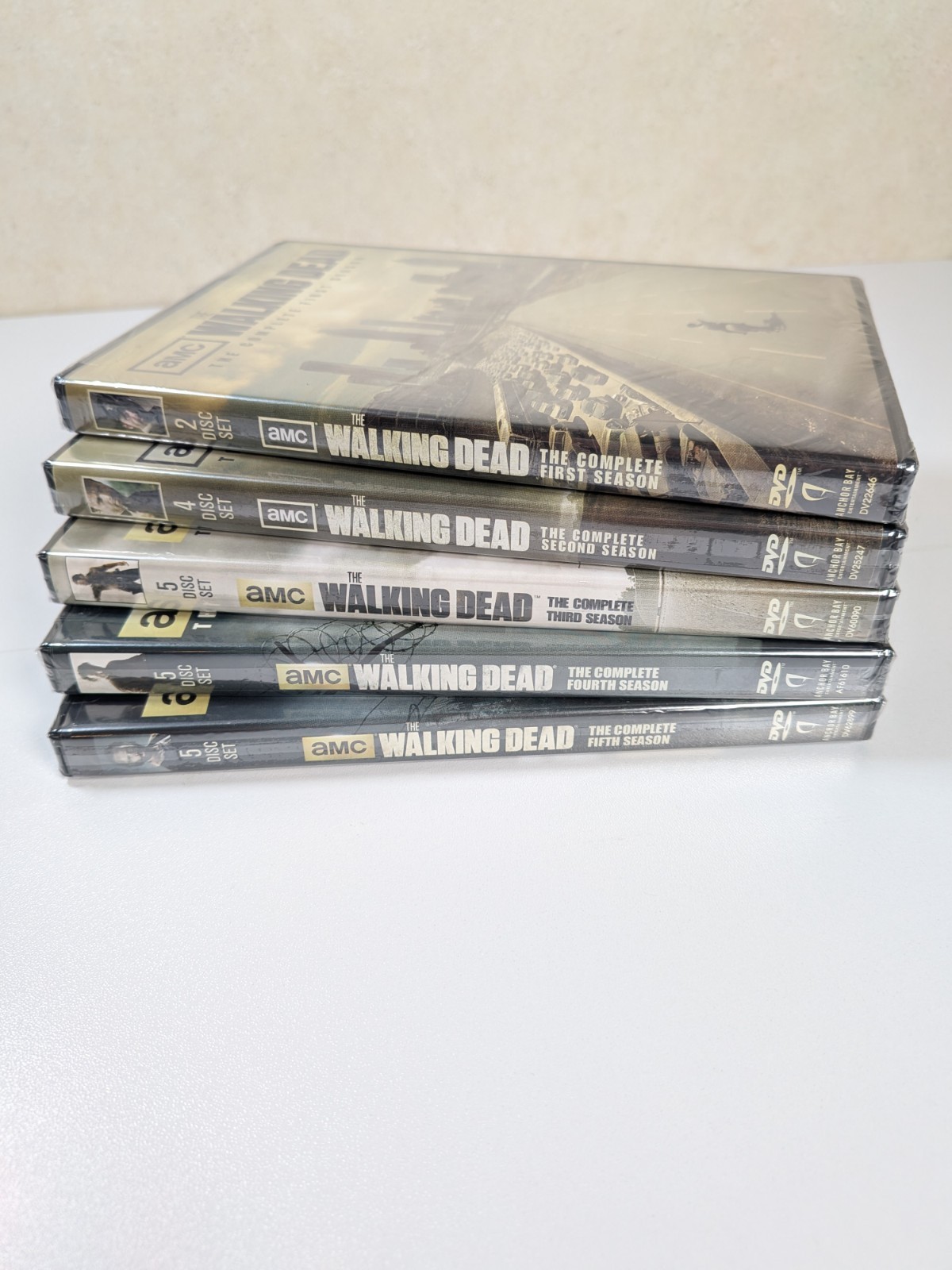 The Walking Dead Seasons 1 2 3 4 5 DVD Set TV Show Series Sealed 1-5 Box