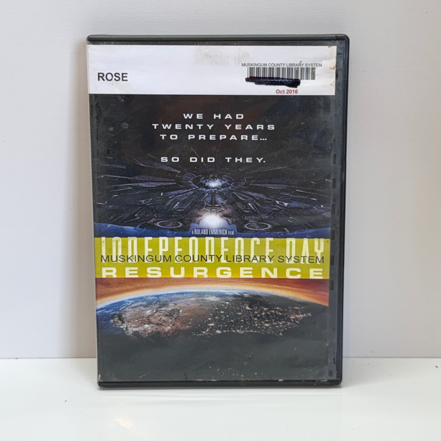 Independence Day Resurgence DVD 2016 Roland Emmerich Jeff Goldblum Sci-Fi Film