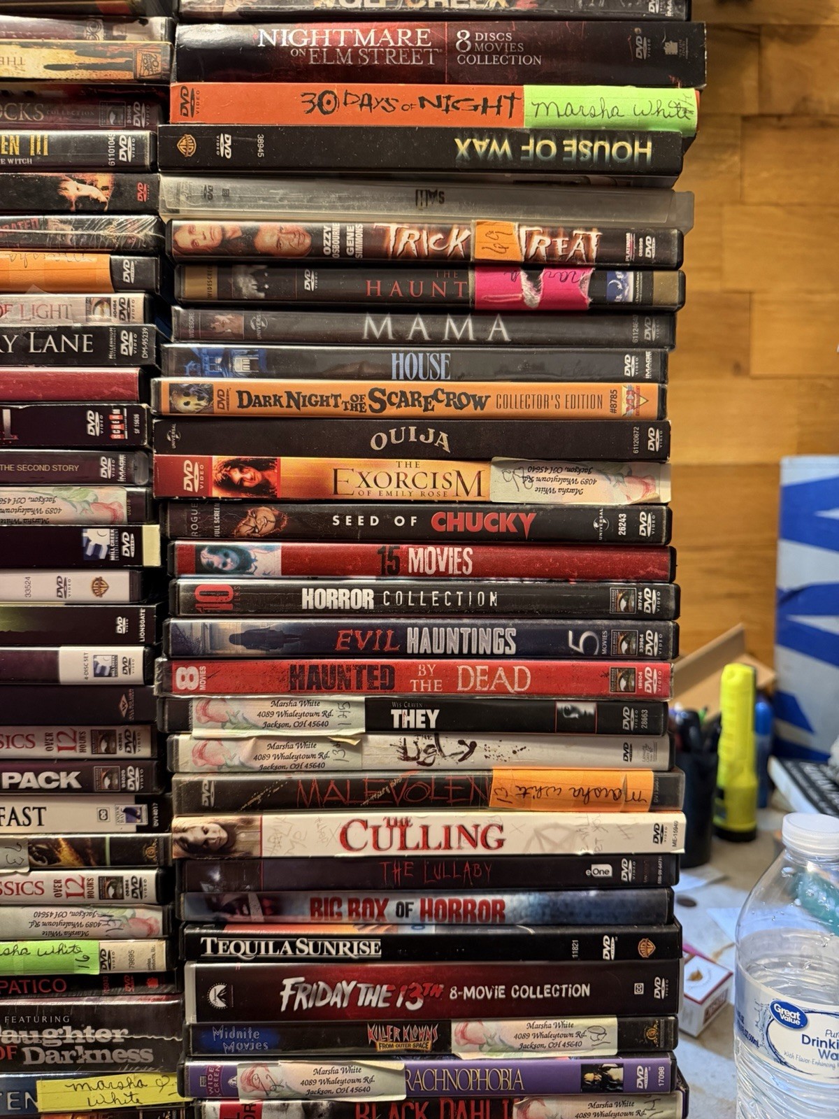Lot of 133 Thriller Suspense Horror Terror Sci-fi Complete Sets Some Unopened
