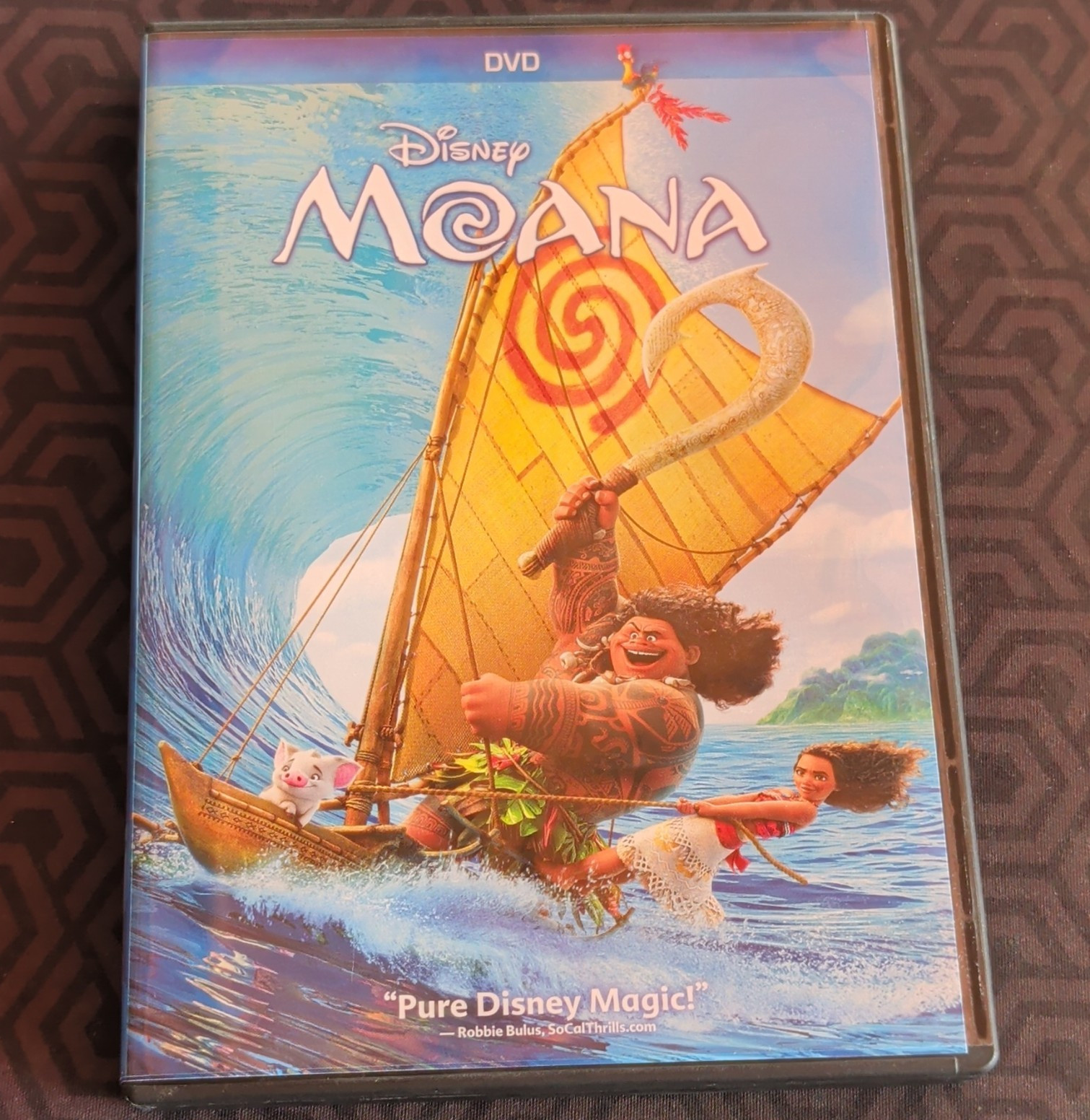 Disney Moana DVD PG Dwayne Johnson 107 Min 2.39:1 Bonus Content 2017
