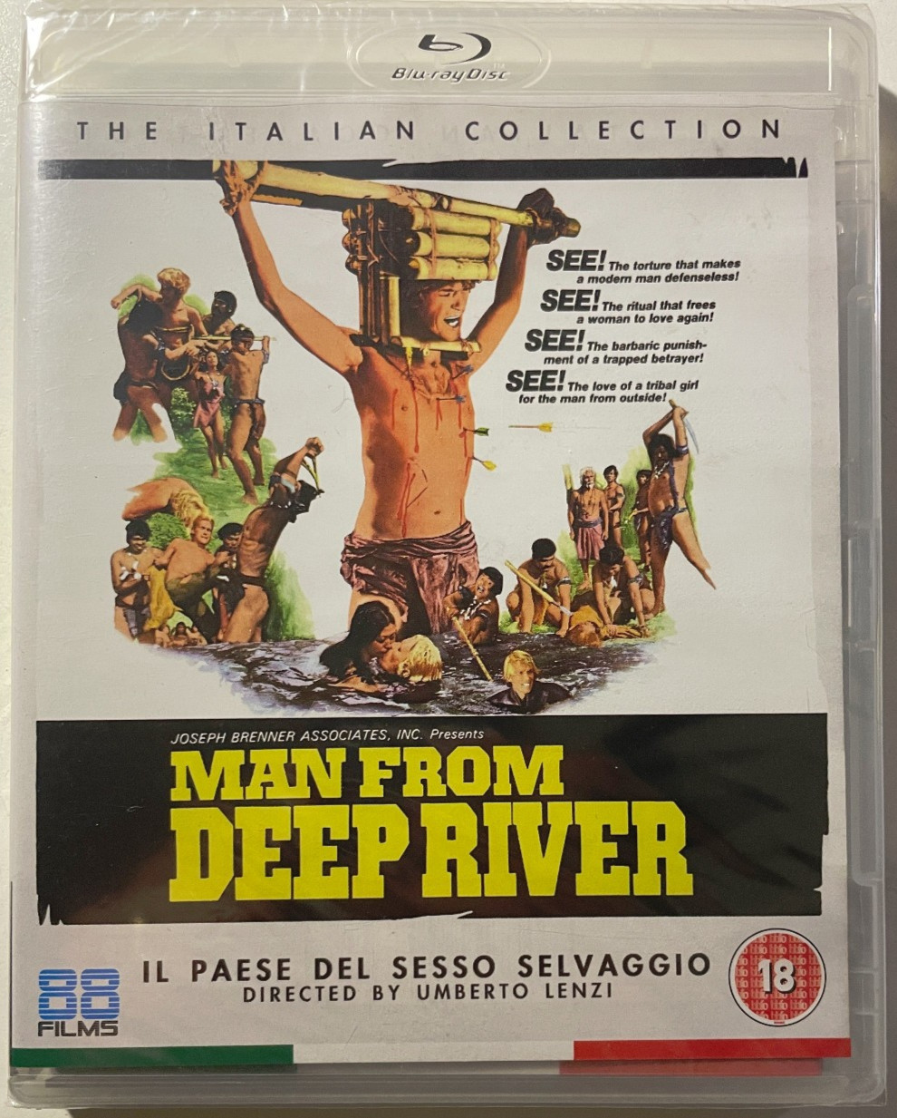 BRAND NEW SEALED Man From Deep River REGION B Blu Ray 88 Films Ivan Rassimov
