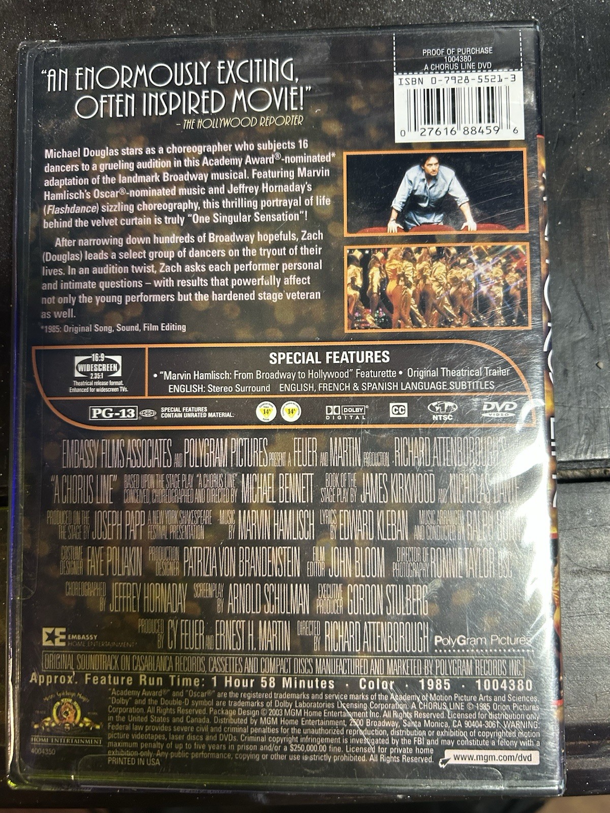 A Chorus Line DVD