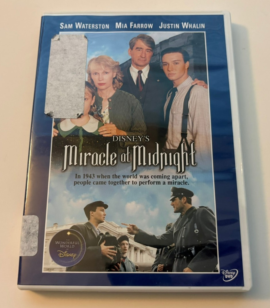 Miracle at Midnight (DVD, 1999) Disney Sam Waterston & Mia Farrow