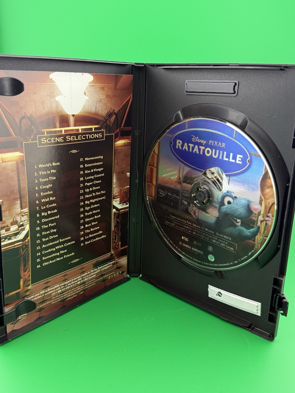 Ratatouille (DVD) Patton Oswalt Will Arnett Peter O’Toole Brad Bird)