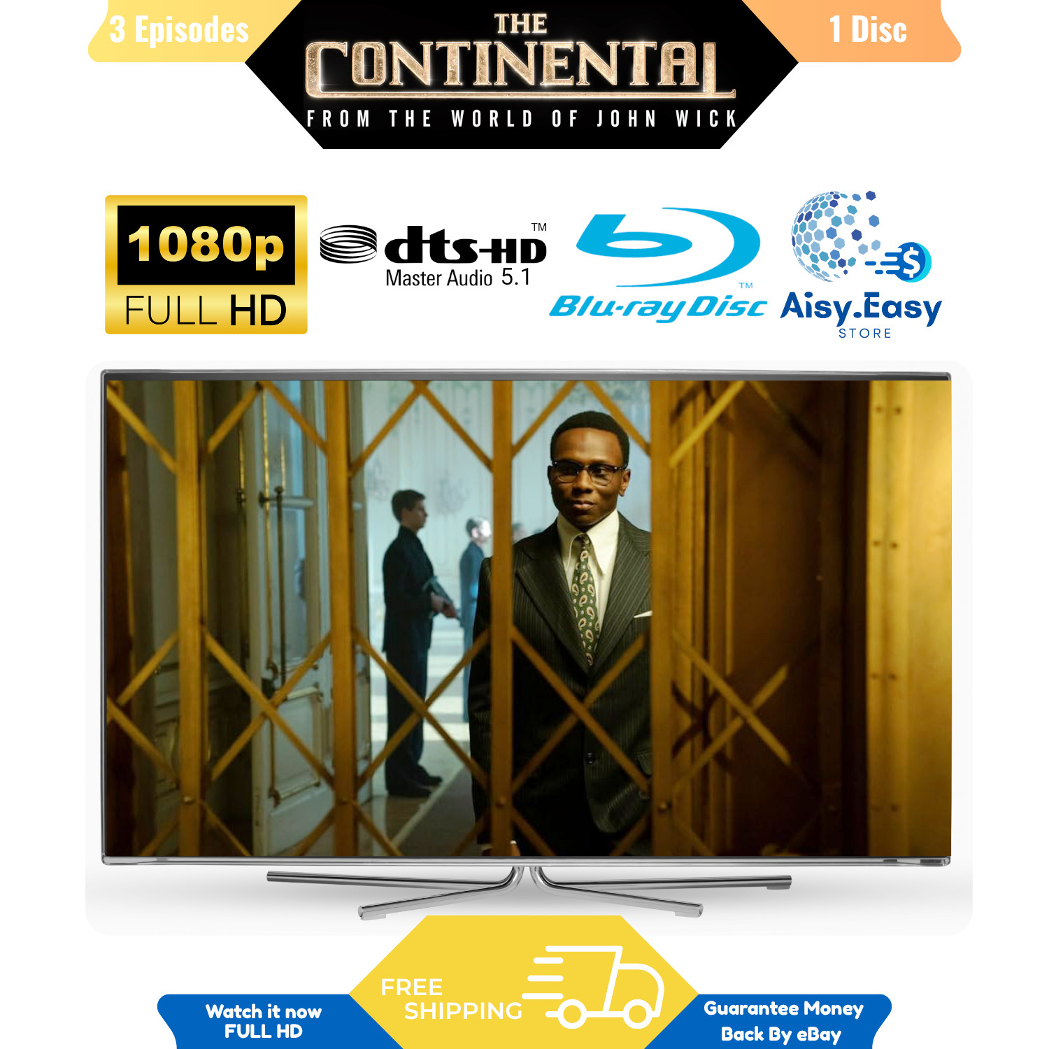 The Continental Complete Mini Series Action Crime Thriller Region Free Blu Ray