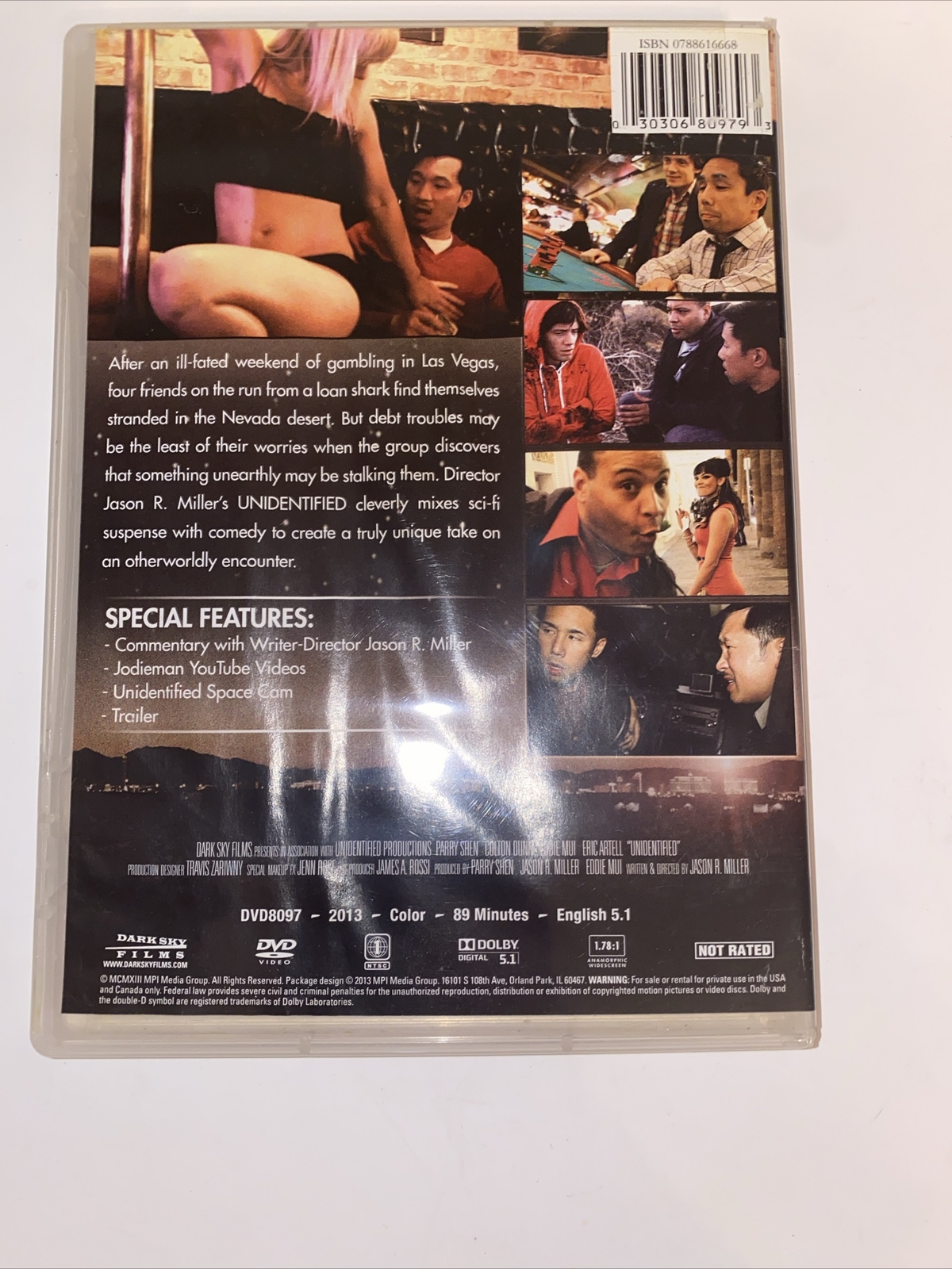 Unidentified DVD 2013 Horror Comedy Sci Fi Jason R Miller Parry Shen Eddie Mui