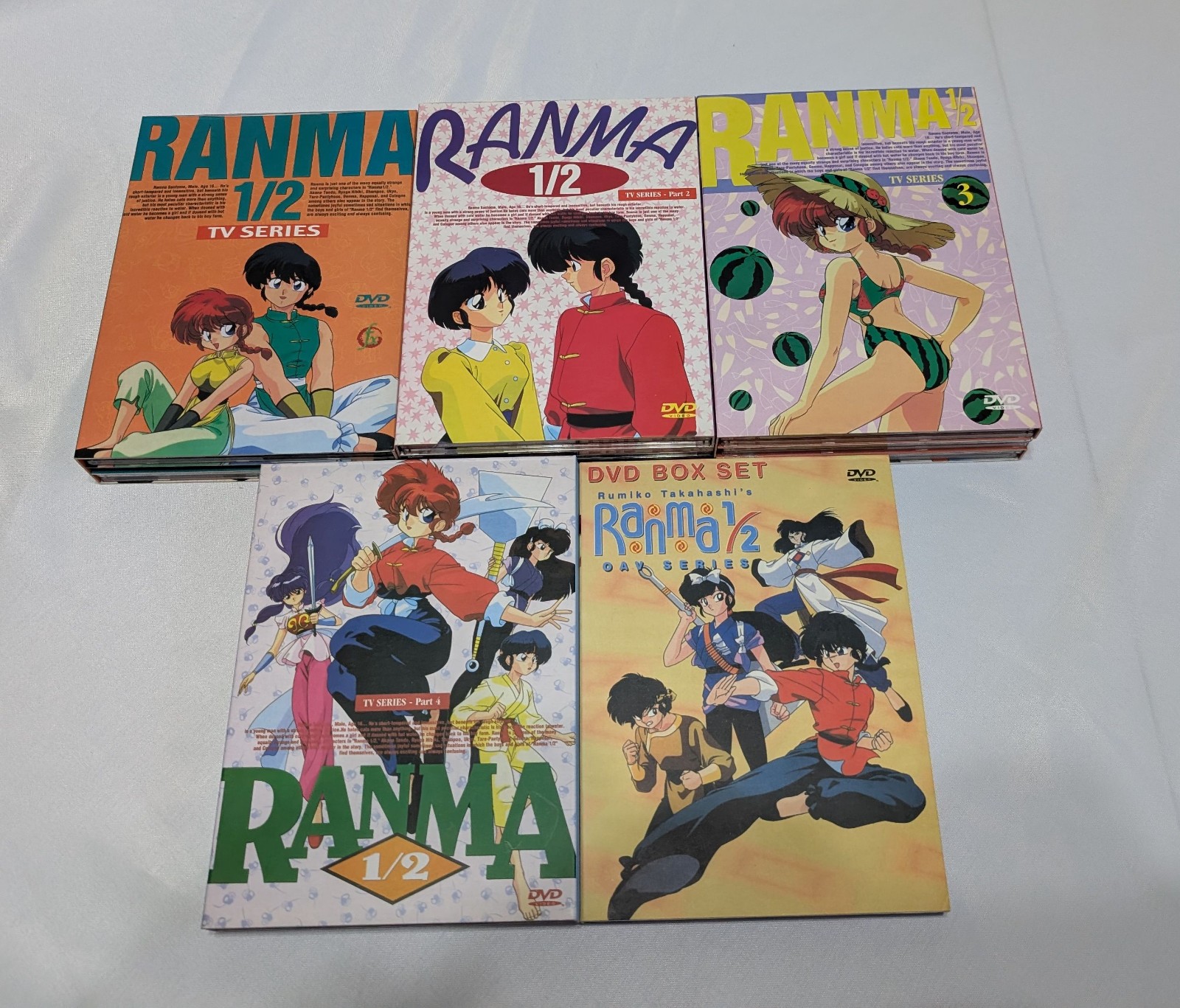 Ranma 1/2 Anime DVD Complete Box Set Seasons 1-7 Episodes 1-161 w/ OVA 22 discs
