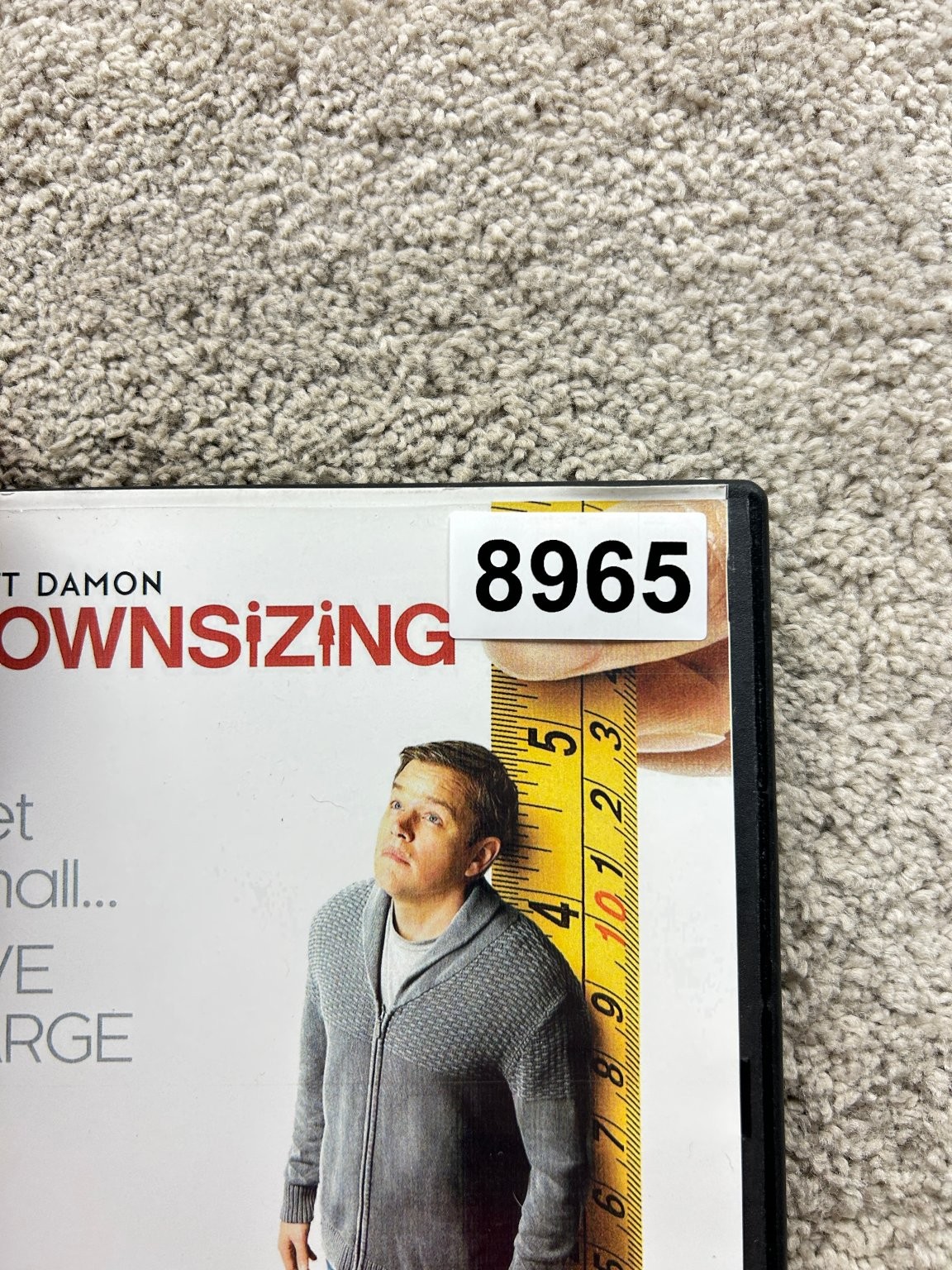 Downsizing DVD 2017 Matt Damon Alexander Payne Widescreen Region 1