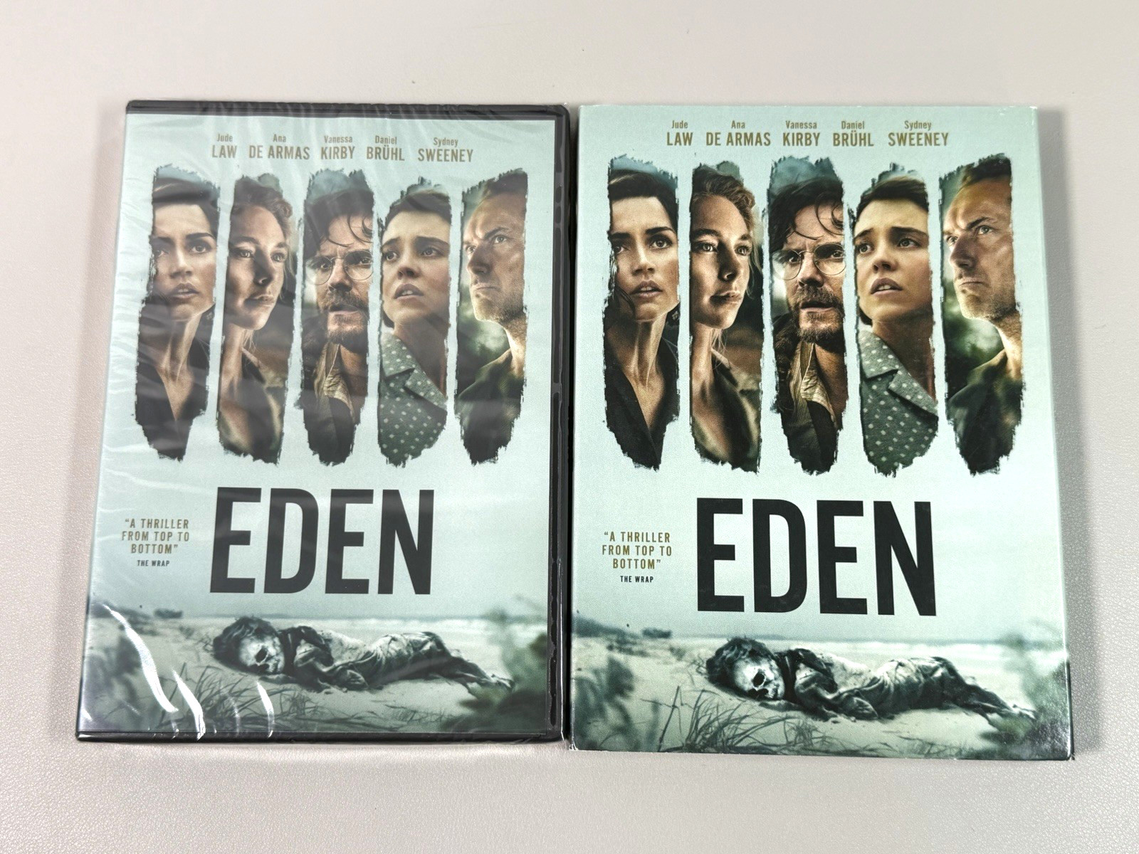 Eden (DVD, 2025) Jude Law, Ana De Armas, Sydney Sweeney w/ Slipcover – NEW