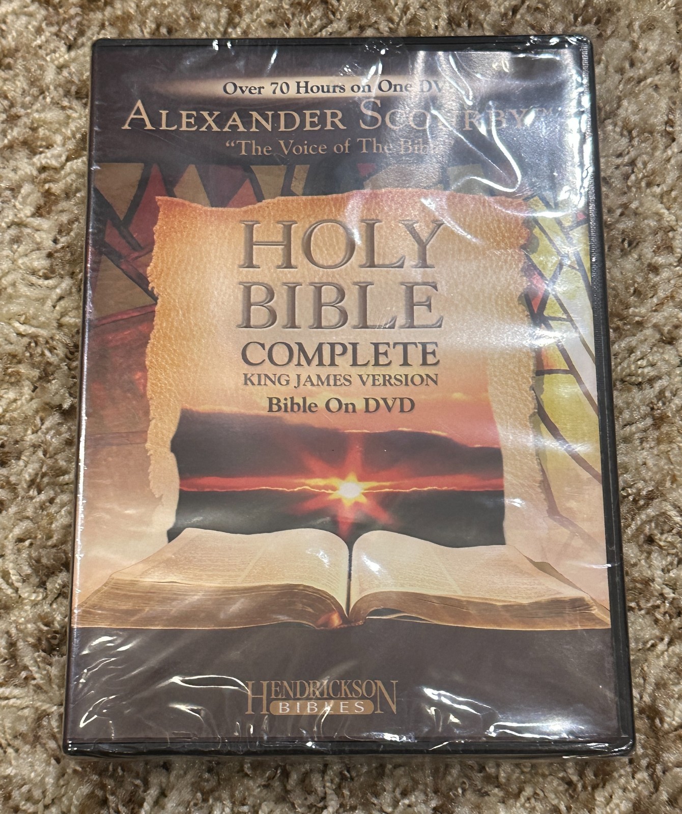 Holy Bible Complete King James Version On DVD 1991 70 HRS Alexander Scourby NEW
