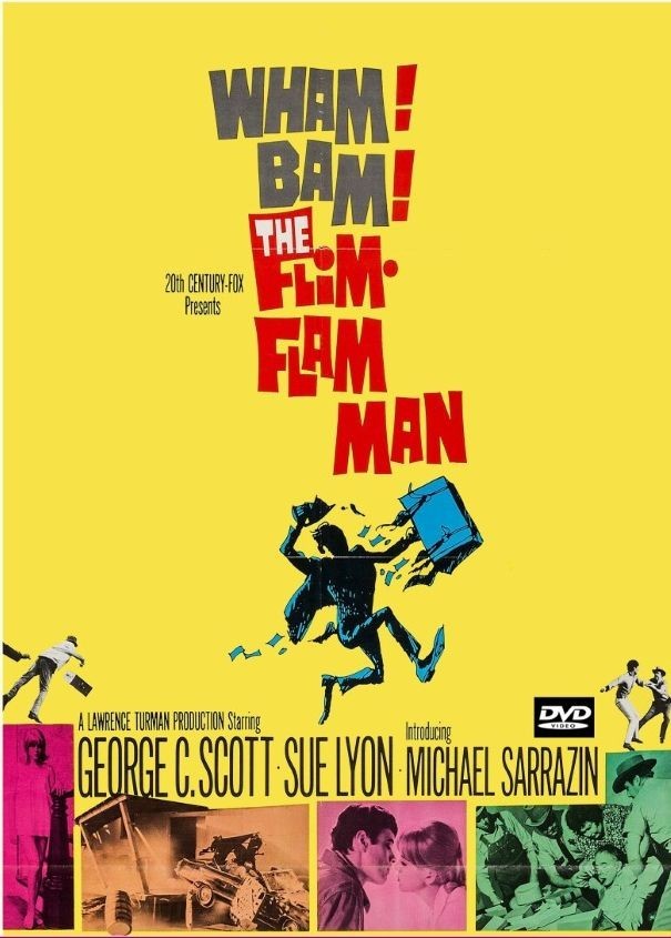 The Flim-Flam Man (1967) DVD George C. Scott Classic Comedy Drama MOD DVD-R