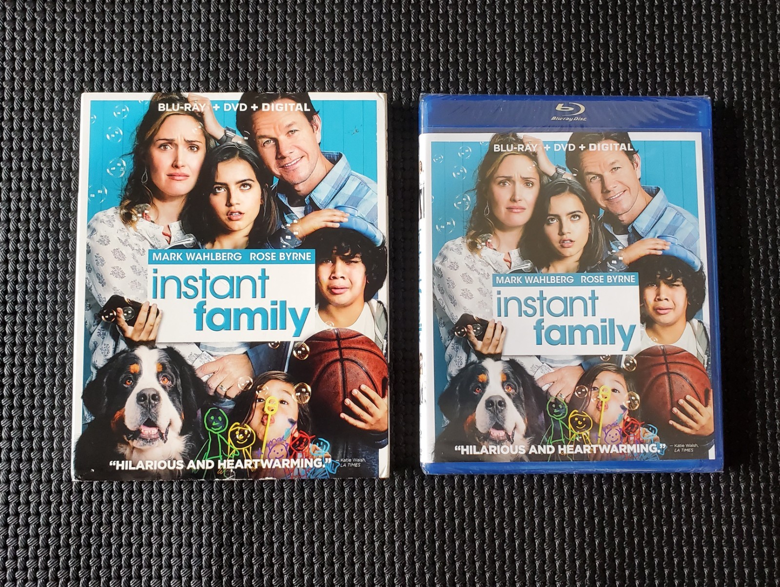 Instant Family (Blu-ray, 2018) Mark Wahlberg Comedy w/Slipcover NEW & SEALED