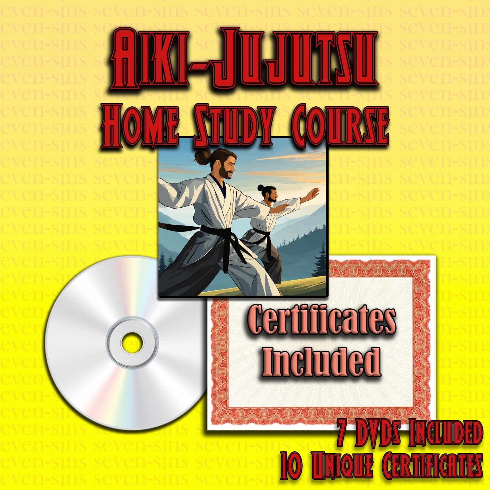 Home Study Course – Aiki Jujutsu Black Belt Course (DVDs + Certificates)
