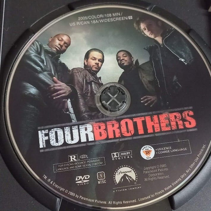 Four Brothers DVD, 2005, Widescreen Special Collector’s Edition Action
