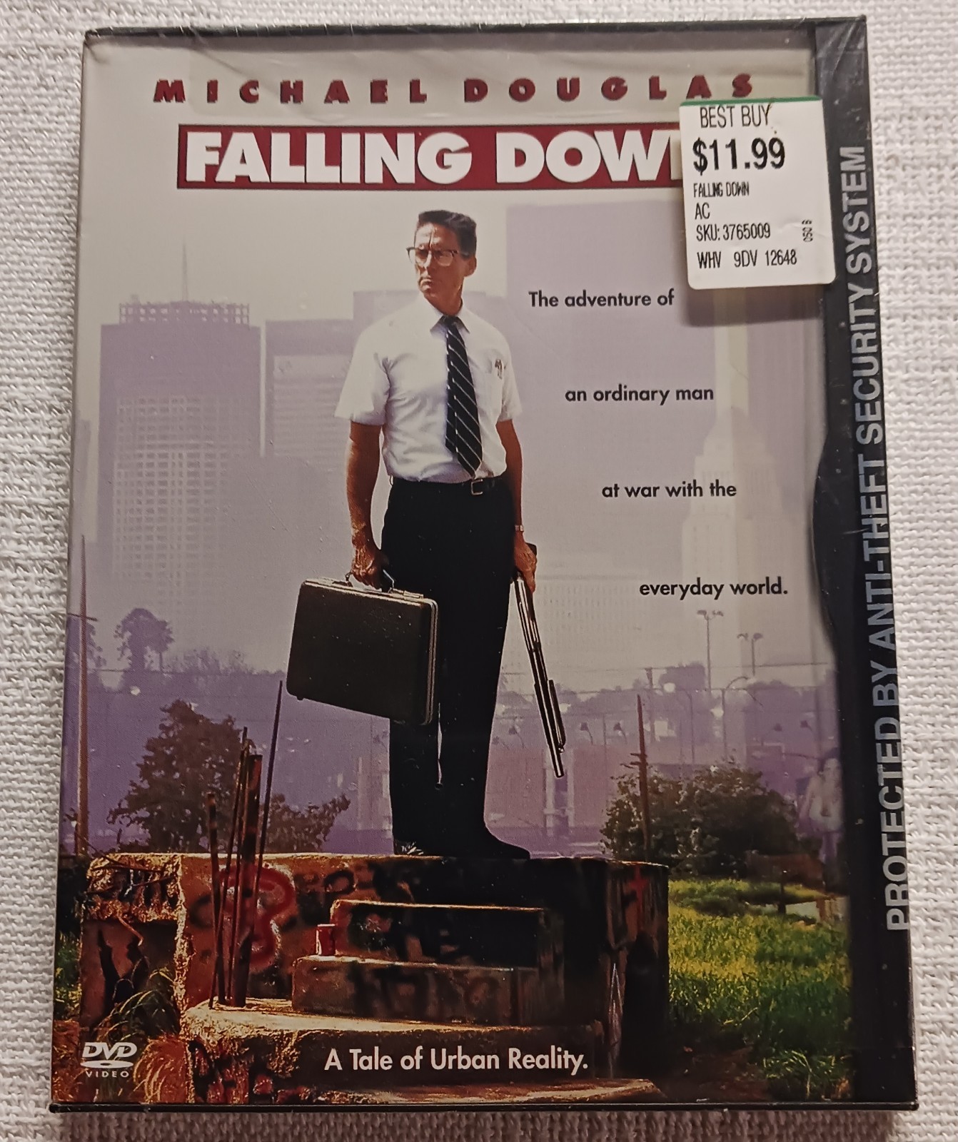 Sealed DVD Of The 1993 Film Falling Down, Starring Michael Douglas