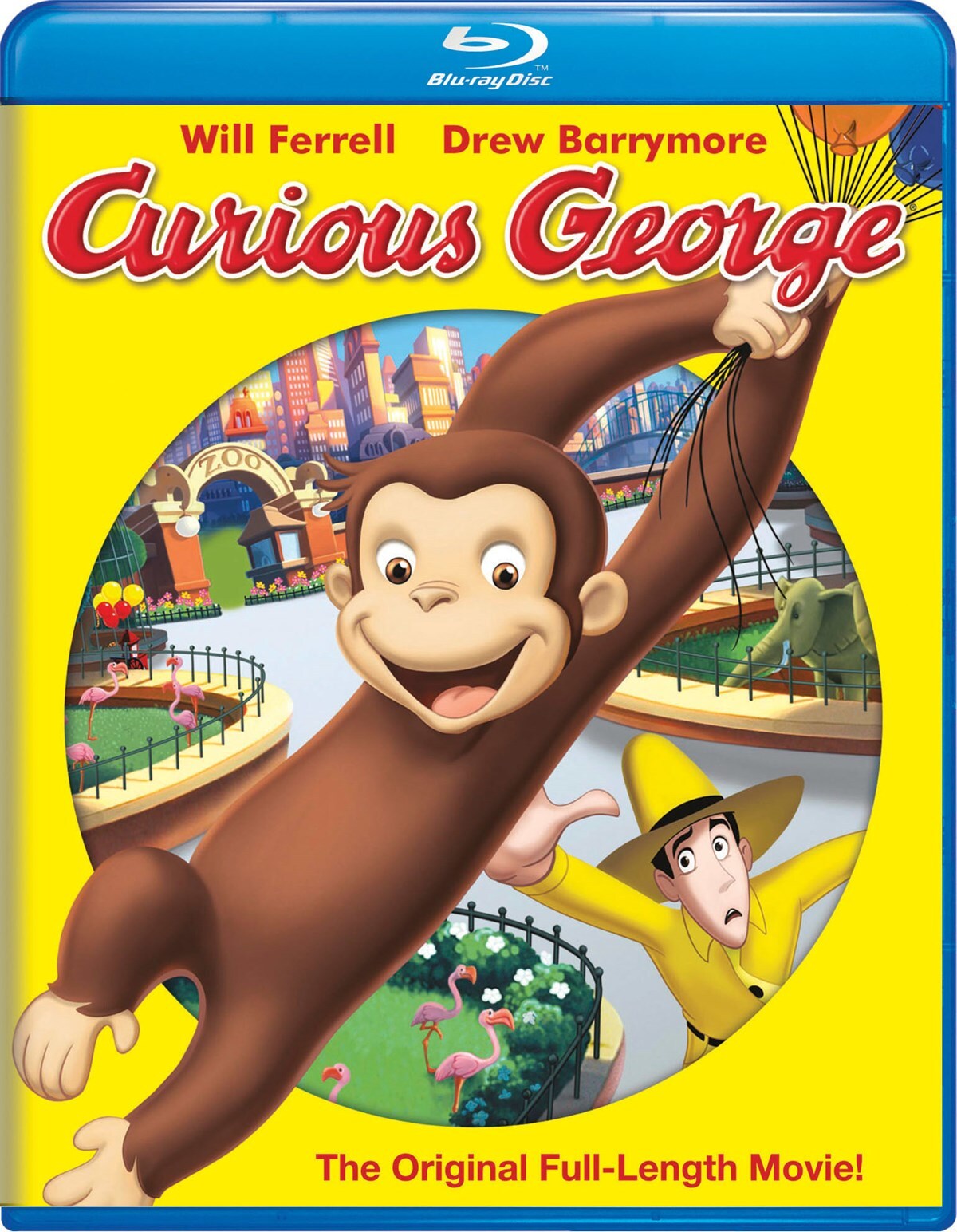Curious George Blu-ray Will Ferrell NEW