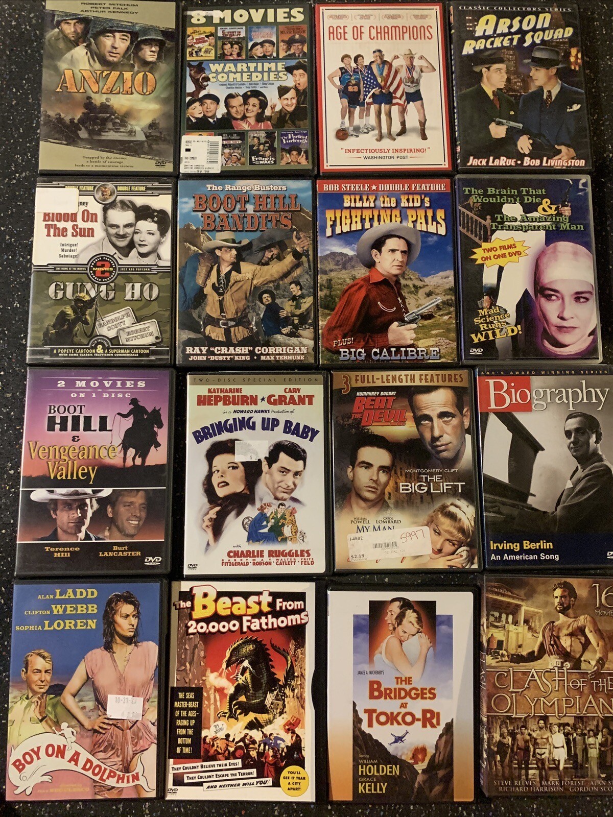 #10 Old Classic Movies DVD LOT PICK & CHOOSE $4 Flat Rate Combined Shipping