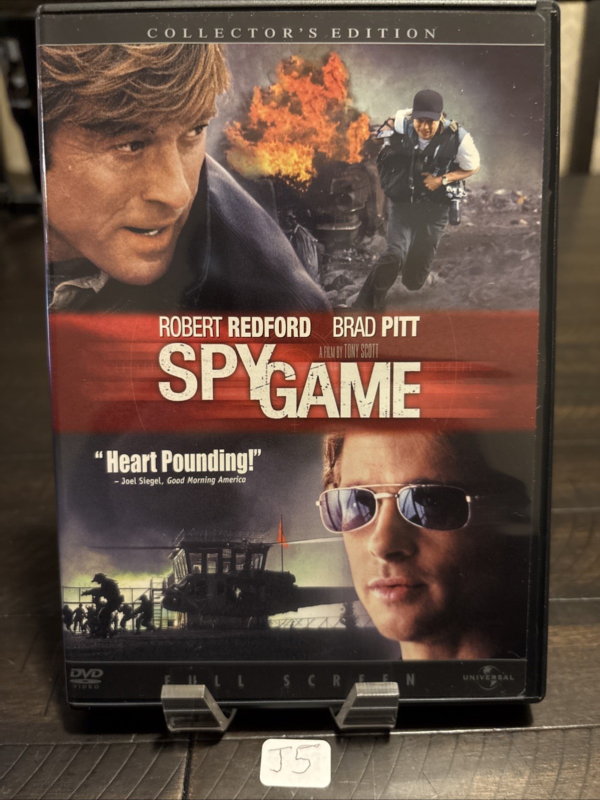 Spy Game Robert Redford Brad Pitt DVD. See Description For Low Combine. J5