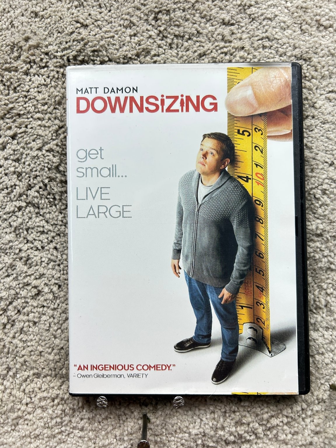 Downsizing DVD 2017 Matt Damon Alexander Payne Widescreen Region 1