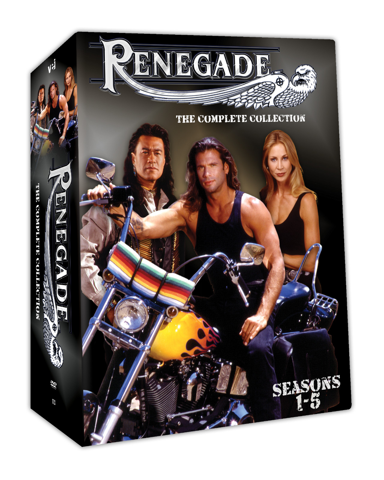 Renegade- The Complete Series includes all 5 Season’s